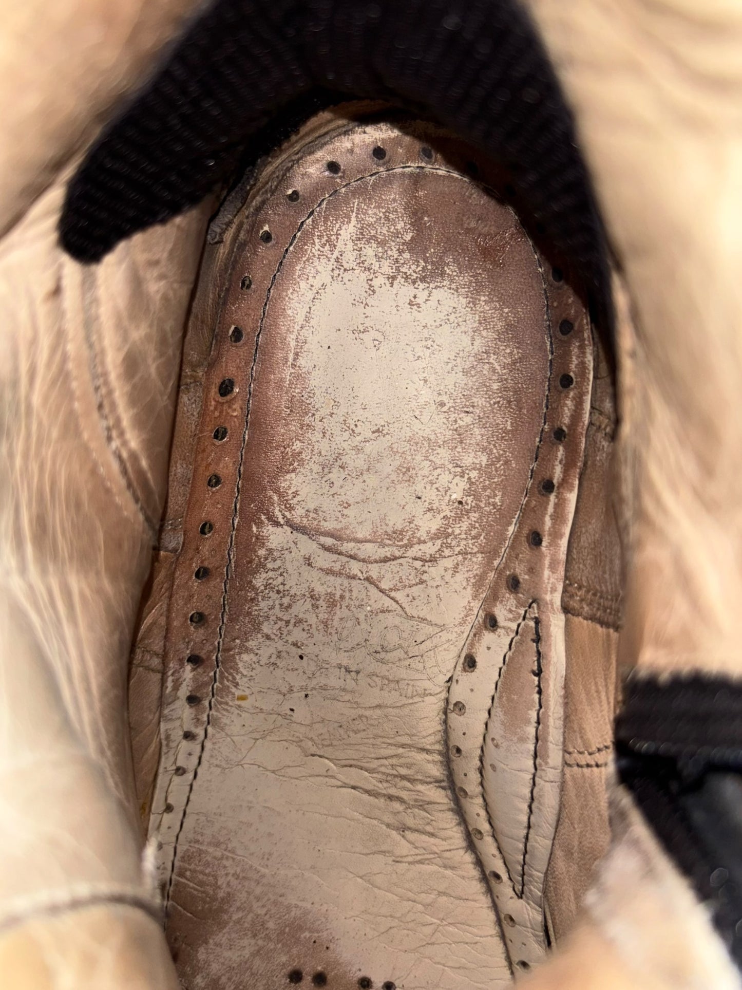 Vintage New Rock leather biker boots