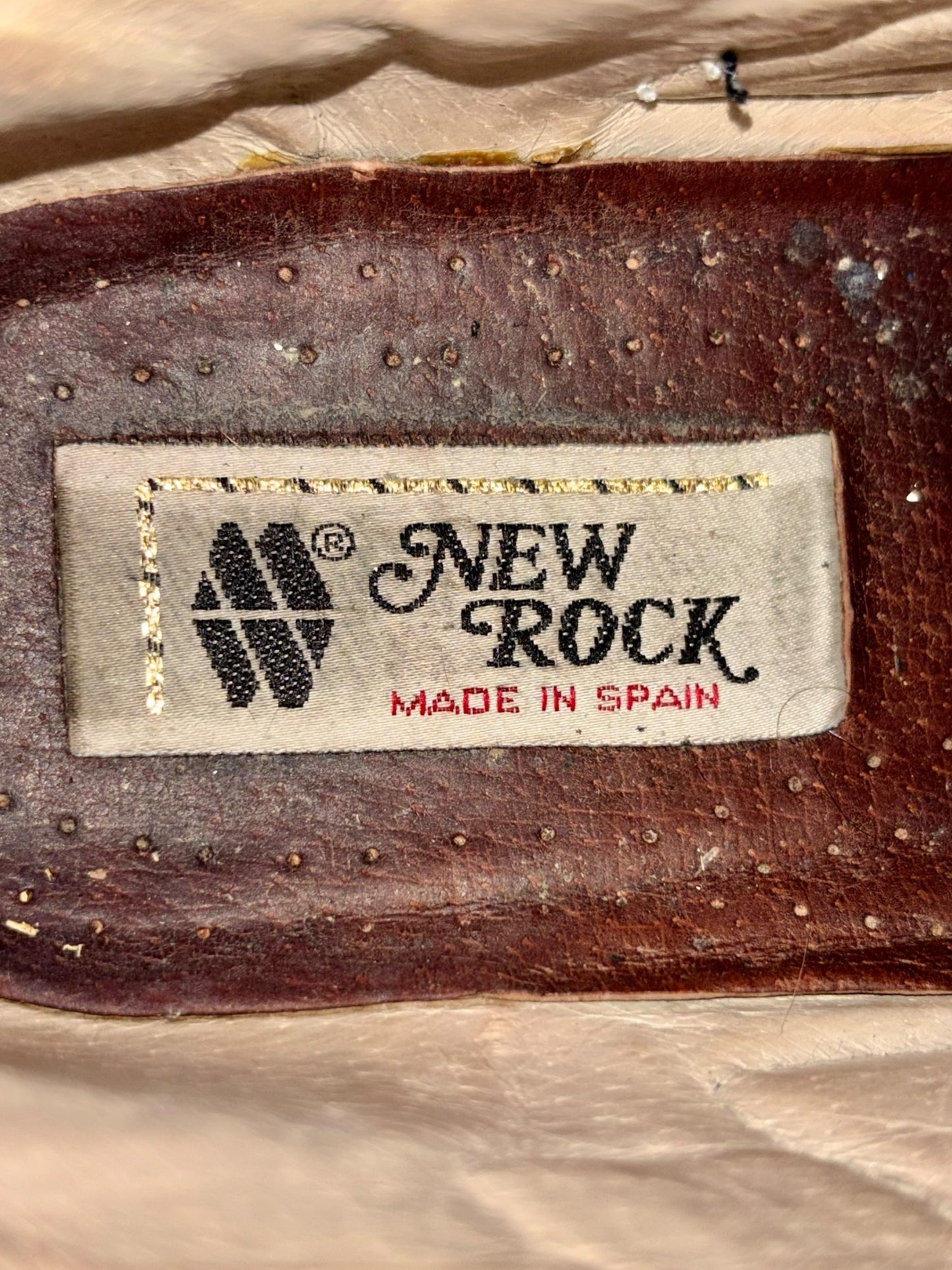 Vintage New Rock combat ankle boots size 42