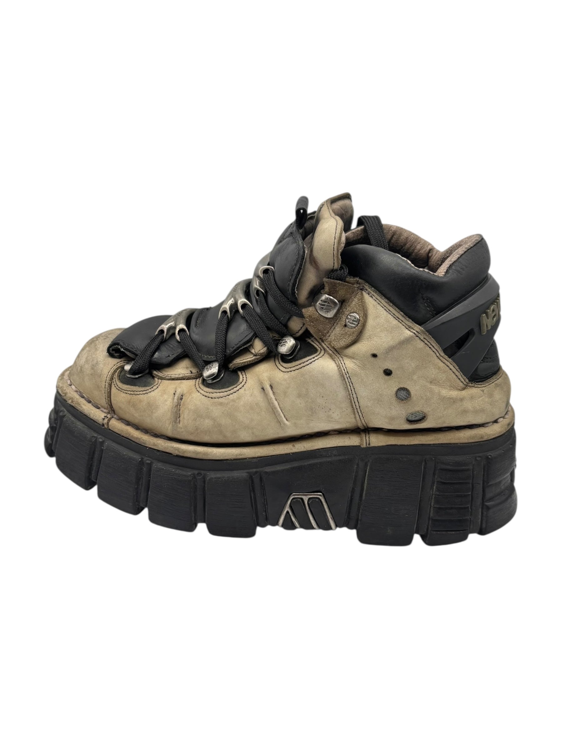 New Rock M-106 grey platform boots size 40