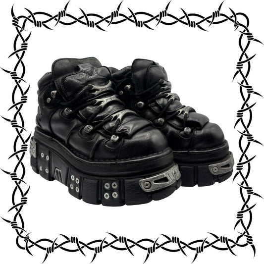 Vintage New Rock M-106-S70 platform boots