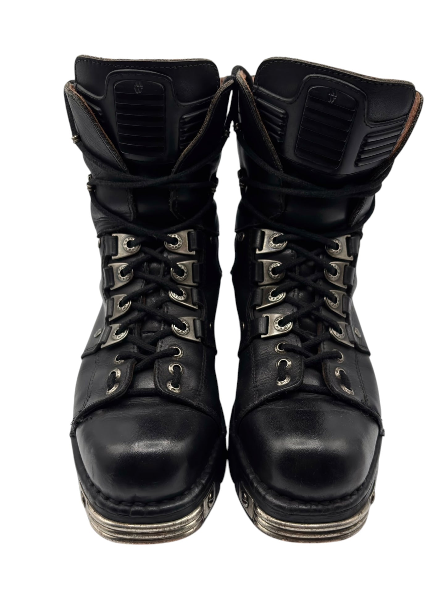 Vintage New Rock tiger reactor leather boots