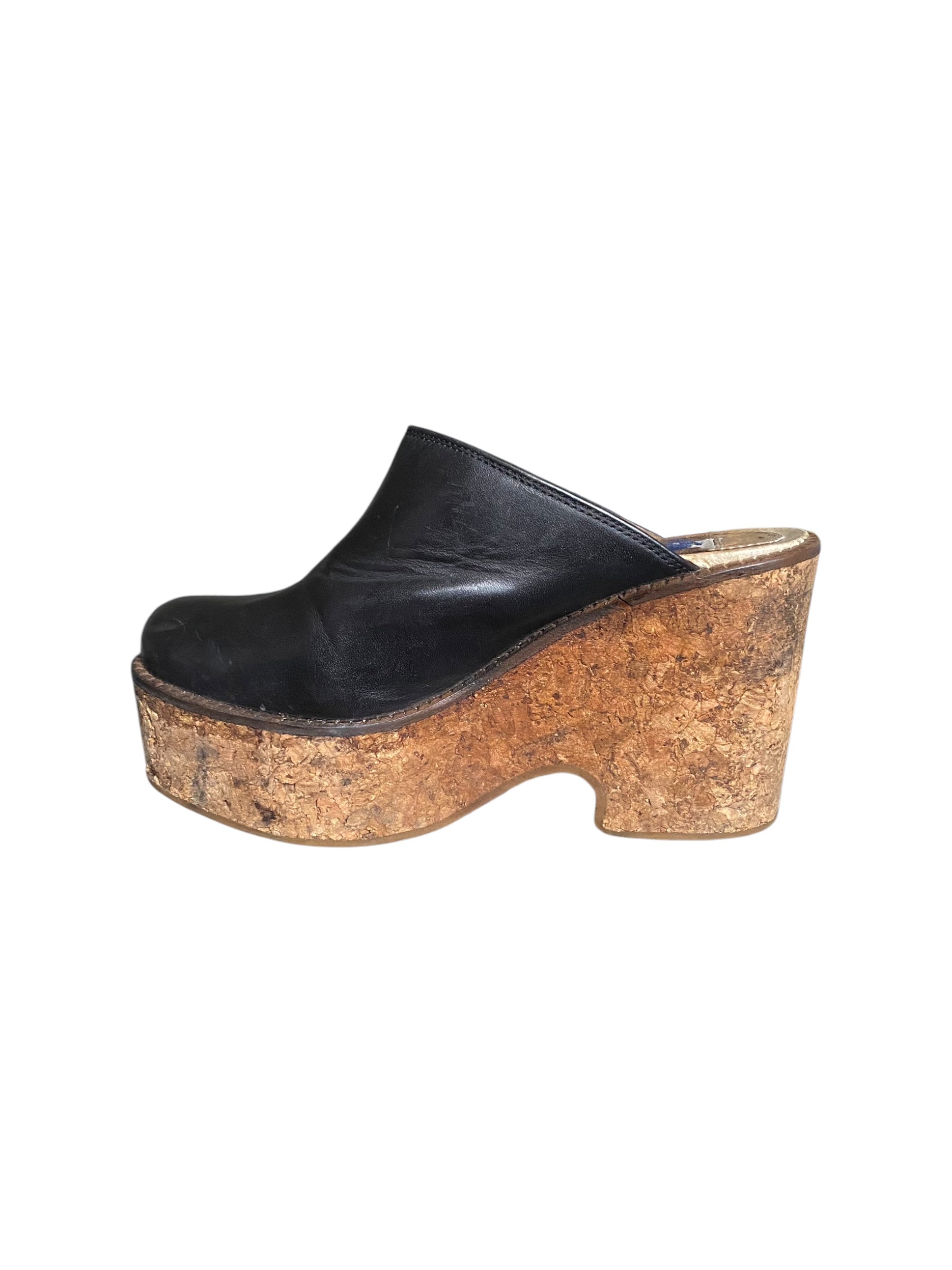 Vintage Destroy leather mules size 36