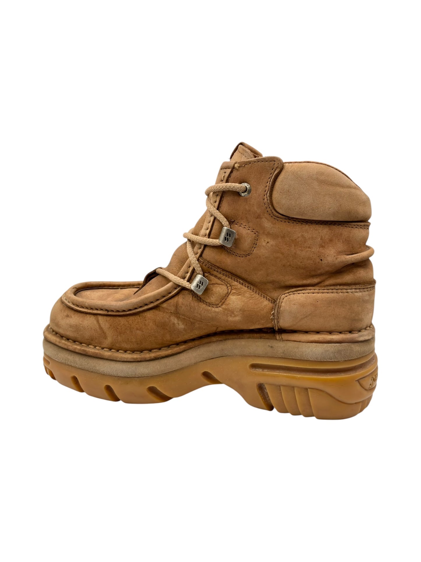 Vintage New Rock brown leather platform boots
