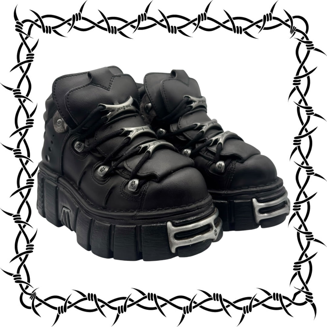 Vintage New Rock M-106-S1 platform boots