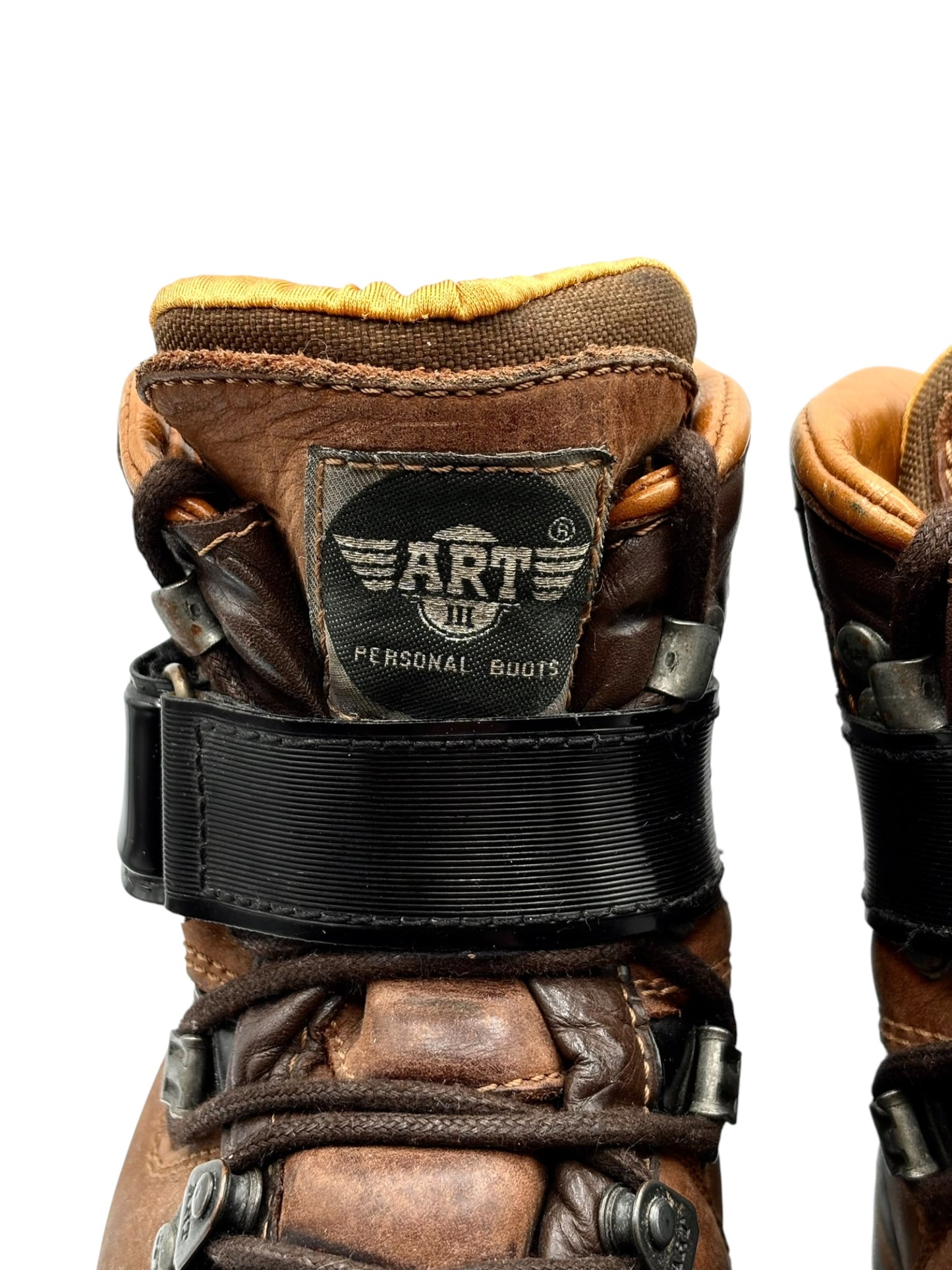 Vintage ART brown leather ankle boots