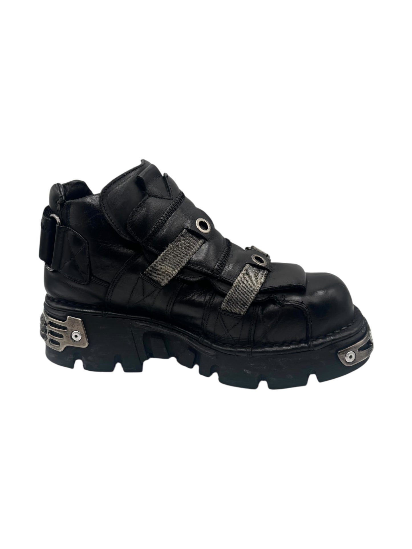 Vintage New Rock reactor platform boots size 43
