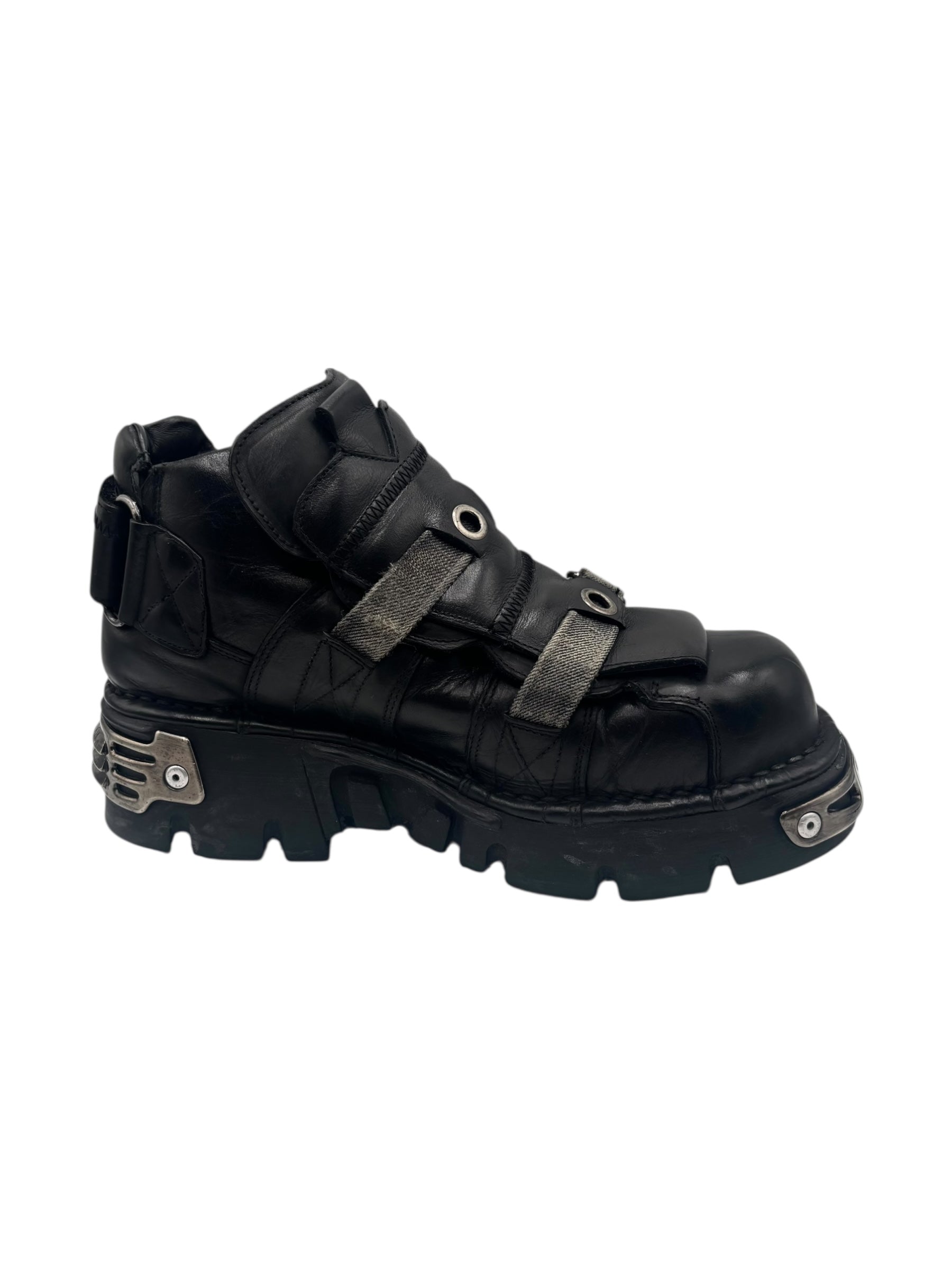 Vintage New Rock reactor platform boots size 43