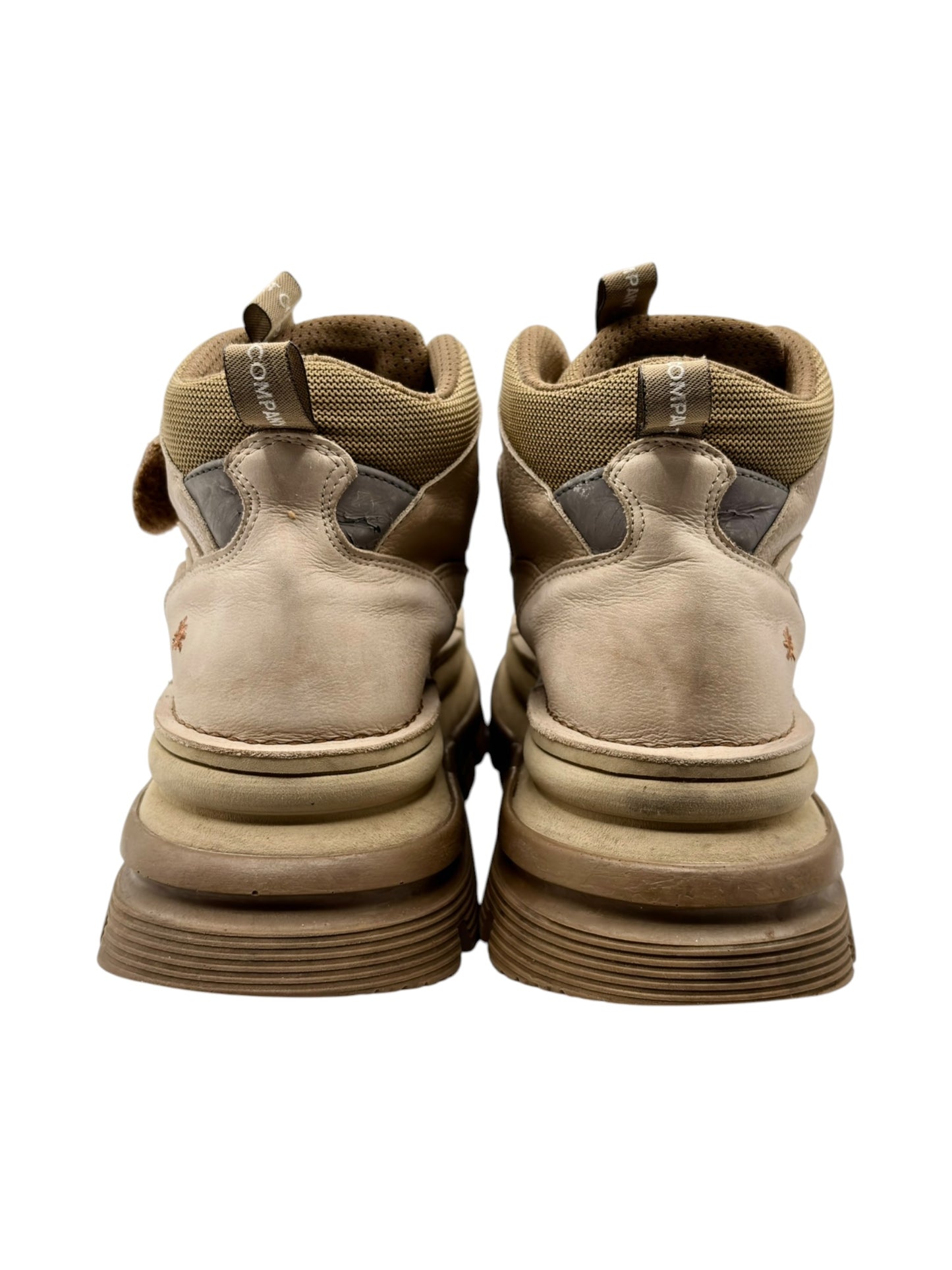 Vintage ART beige leather ankle boots