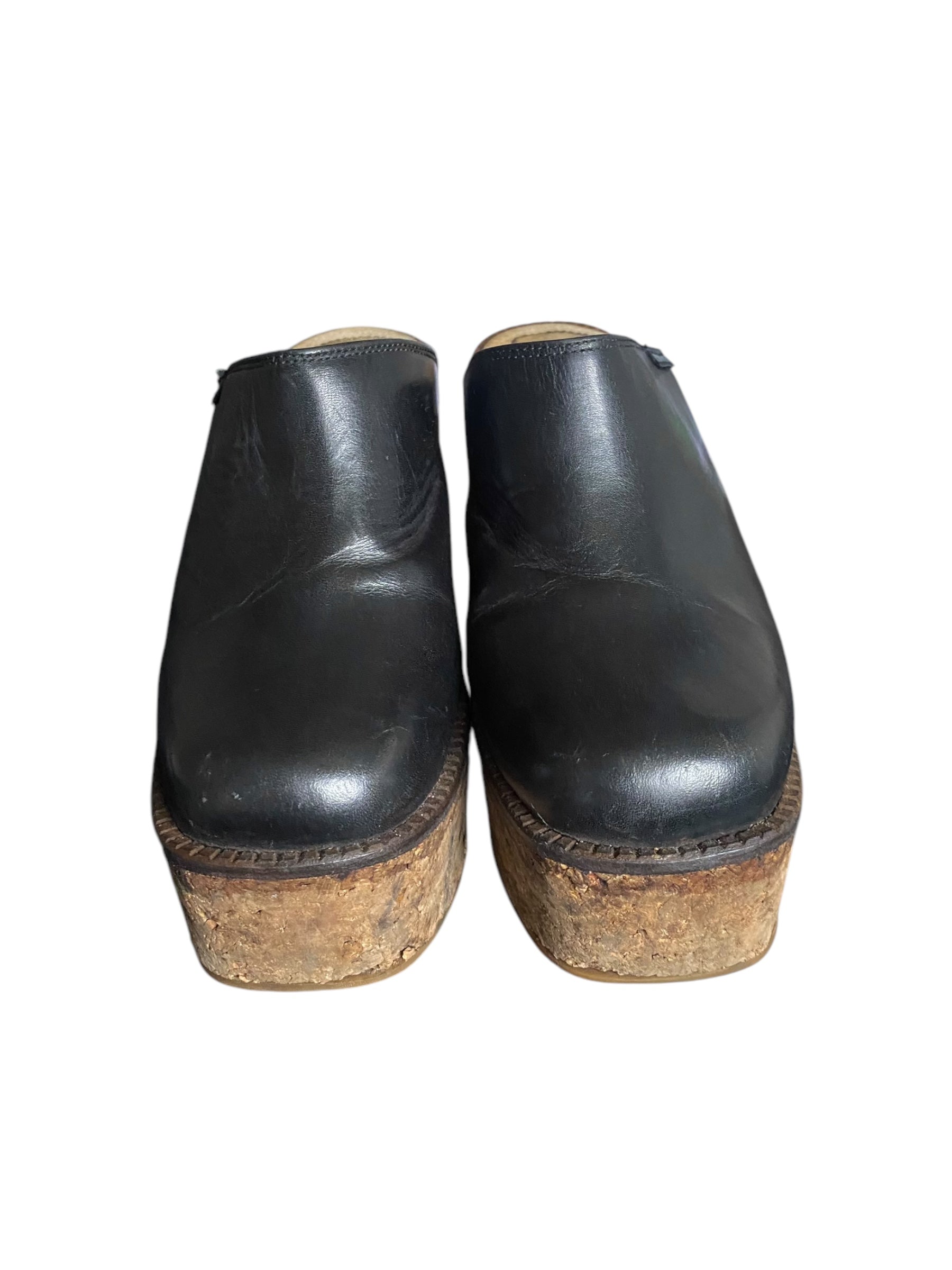 Vintage Destroy leather mules size 36