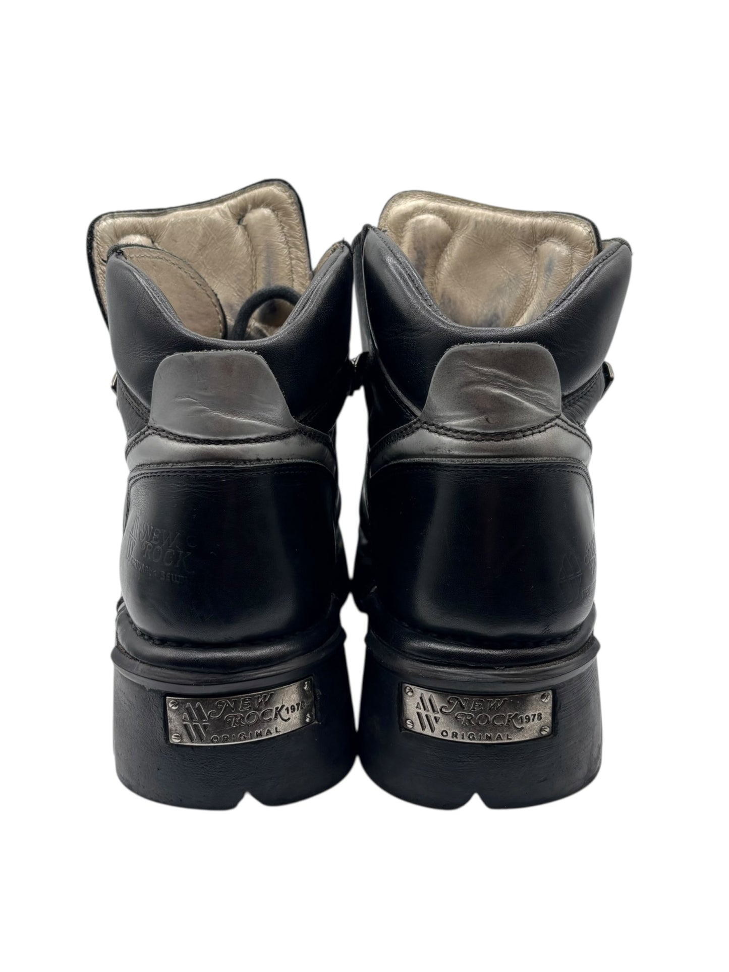 Vintage New Rock combat ankle boots size 42