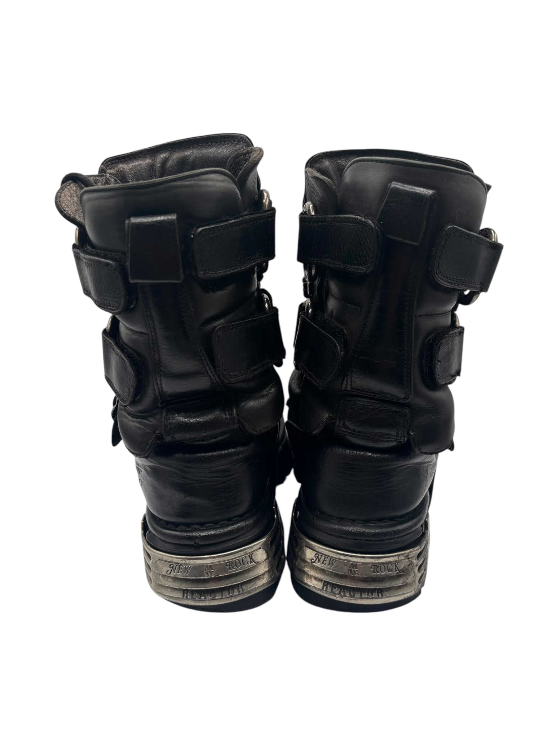 Rare vintage New Rock reactor leather boots size 36