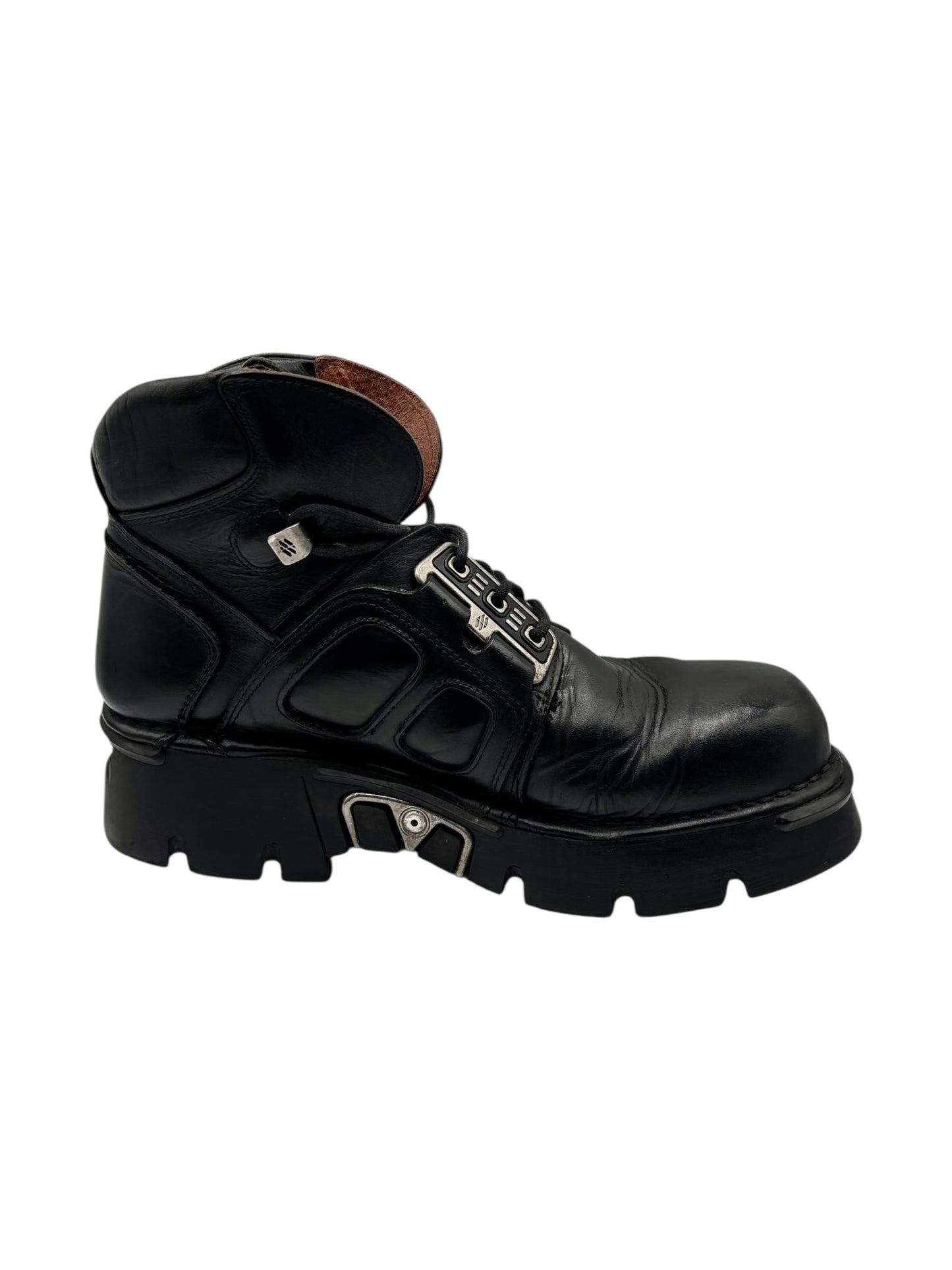 Vintage New Rock combat ankle boots size 46