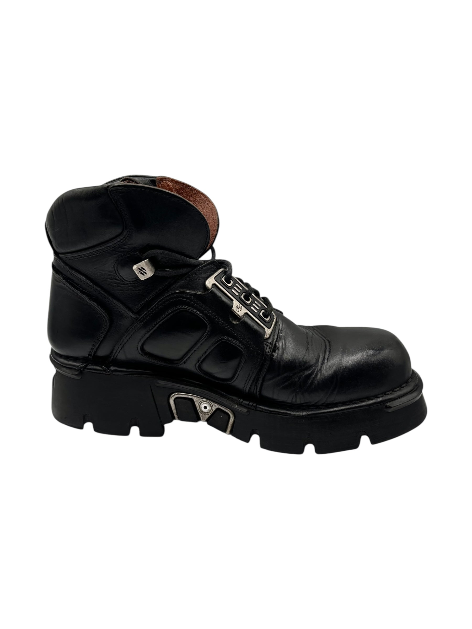 Vintage New Rock combat ankle boots size 46