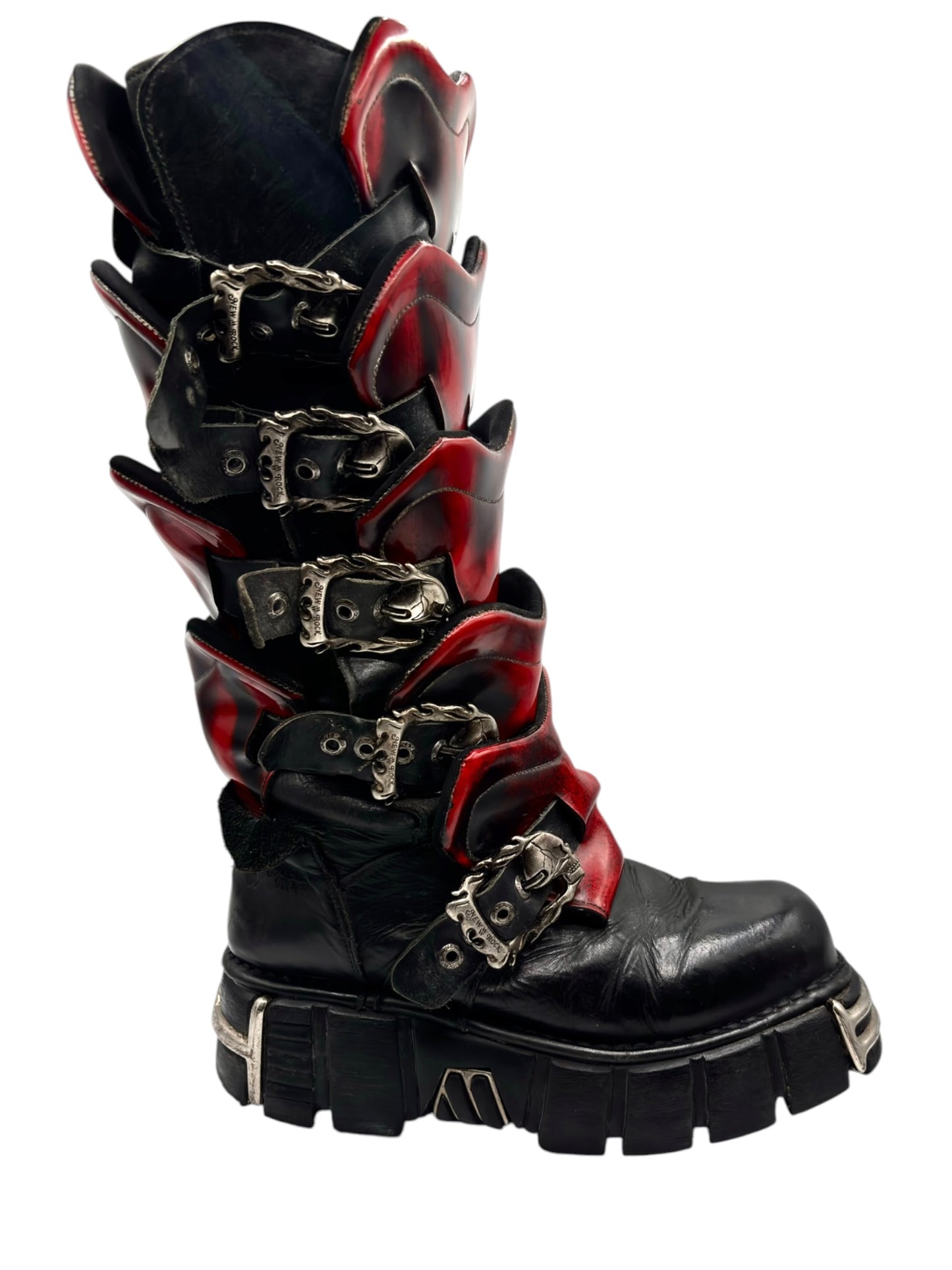 SUPER RARE vintage New Rock red dragon boots