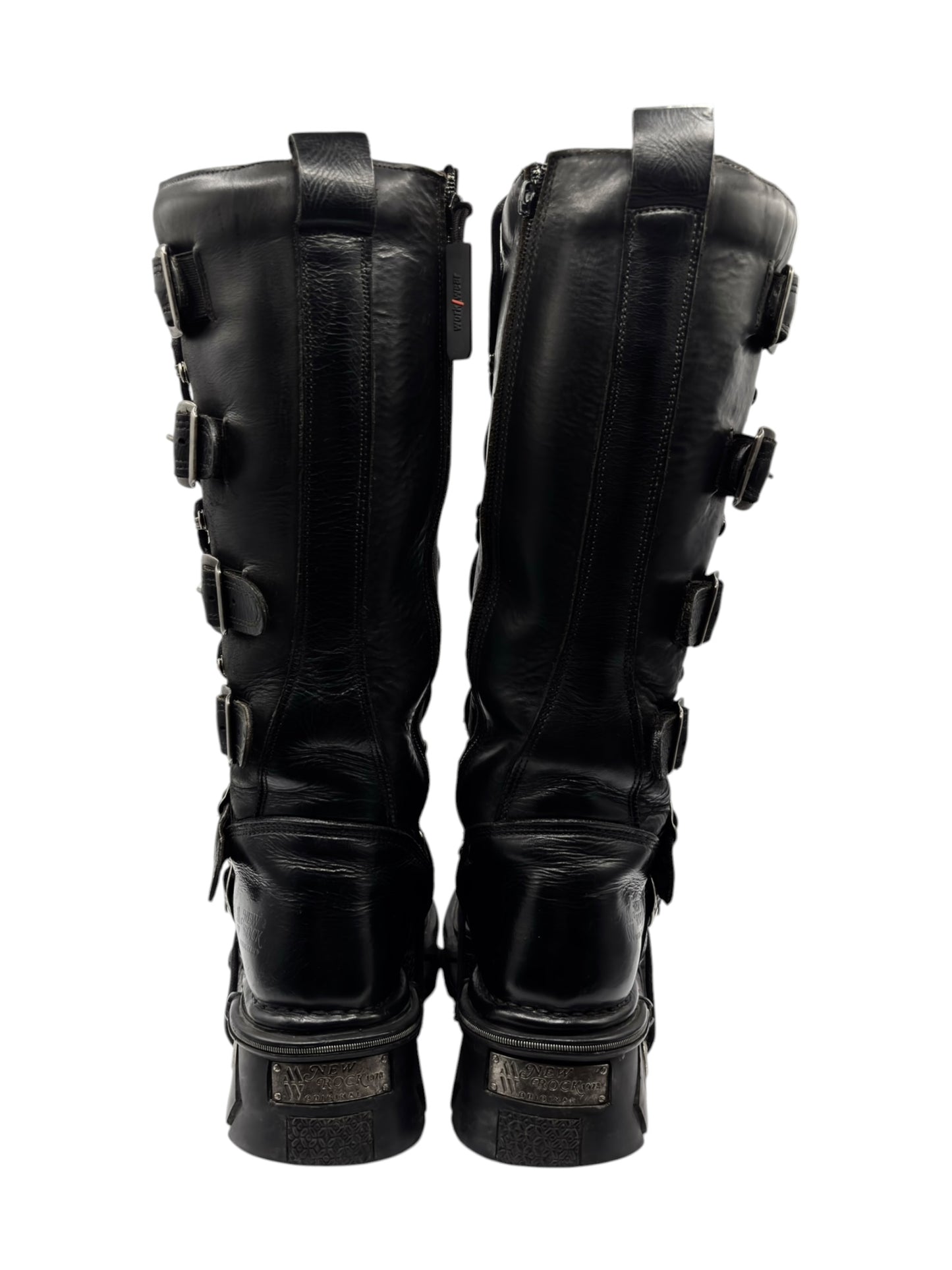 Vintage New Rock knee high reactor leather boots
