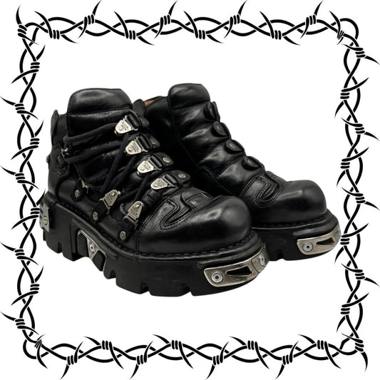 Vintage New Rock reactor platform boots size 38