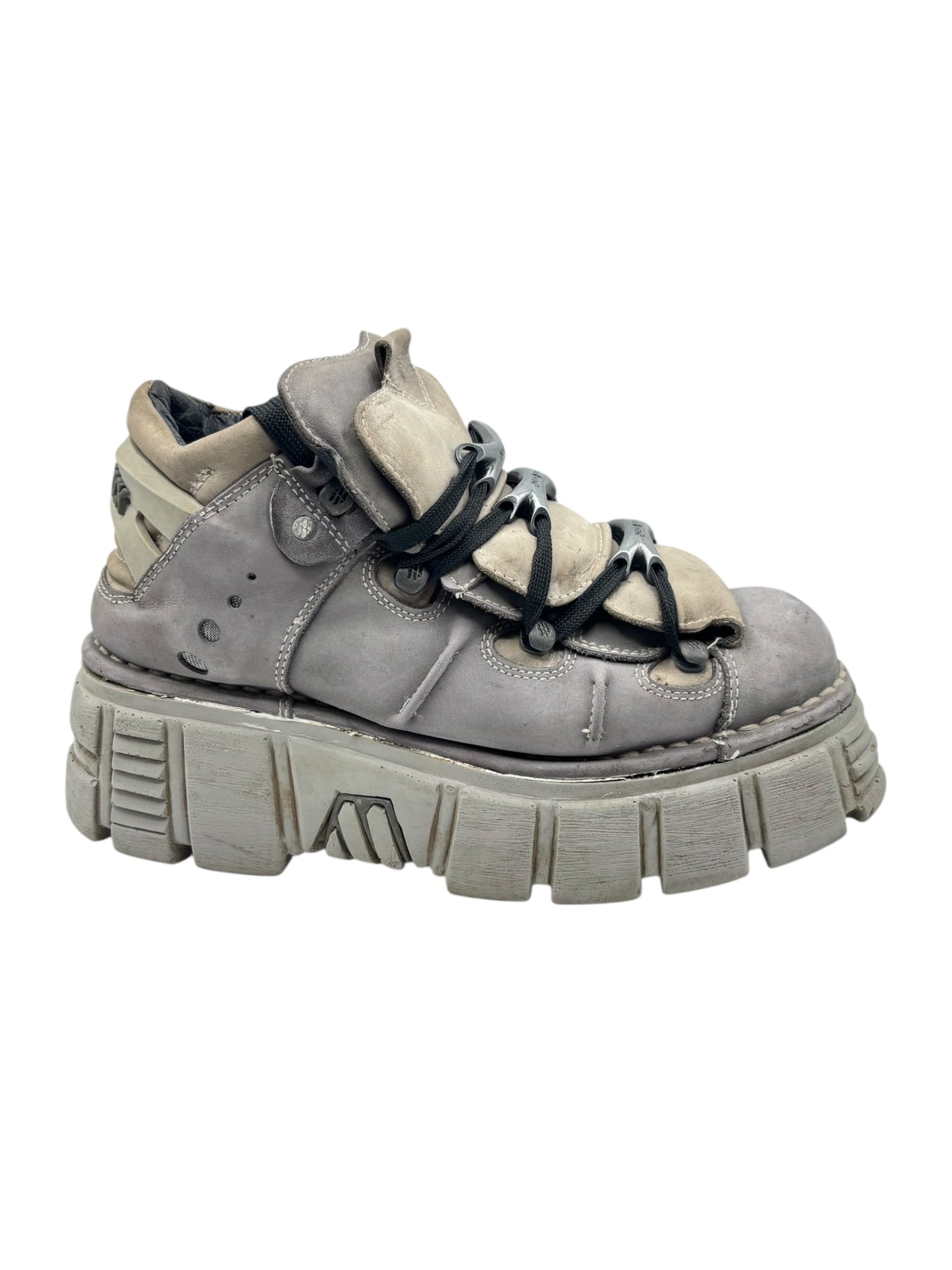 New Rock M-106 grey platform boots size 43