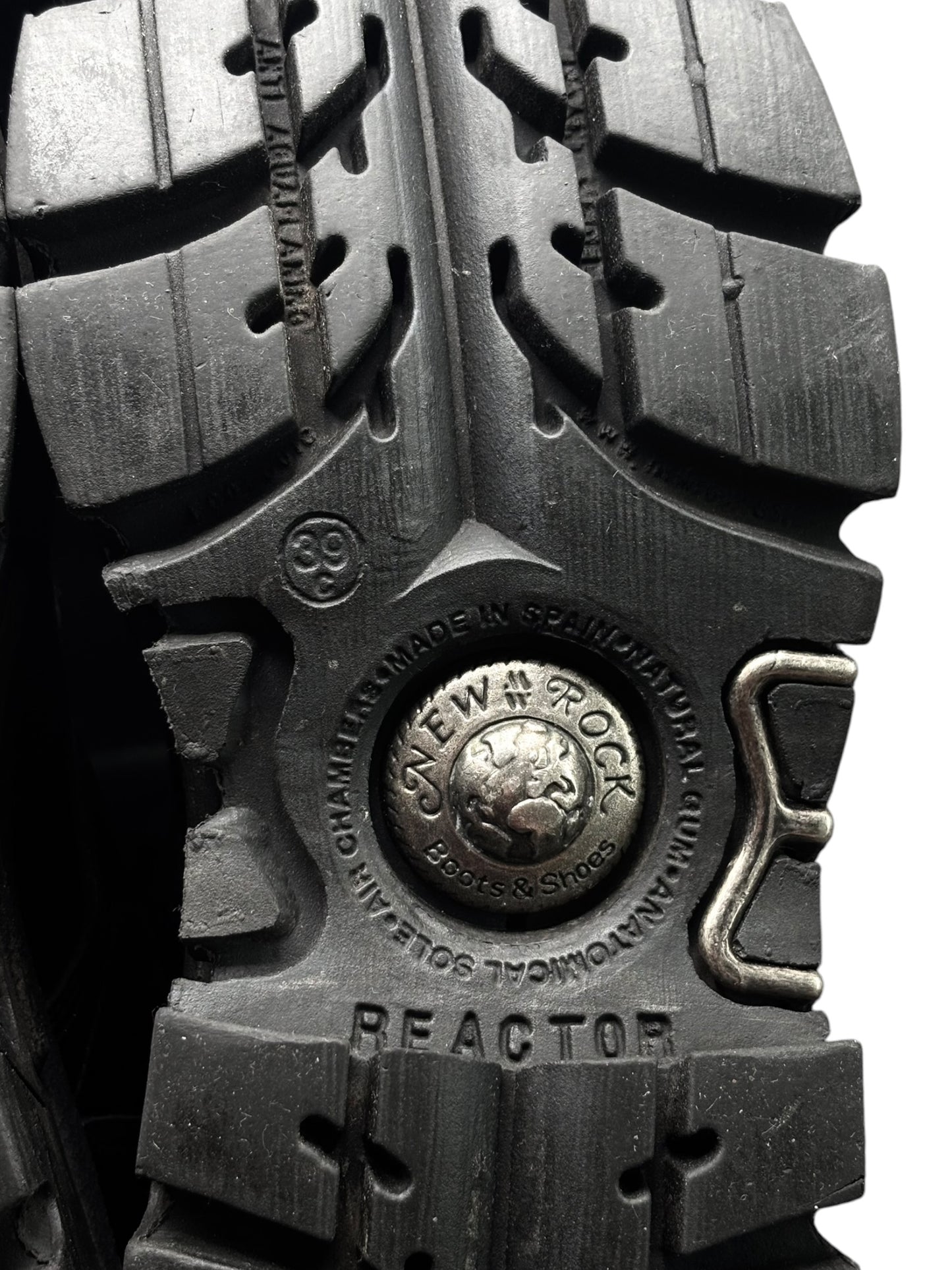 Vintage New Rock mid-calf reactor leather boots