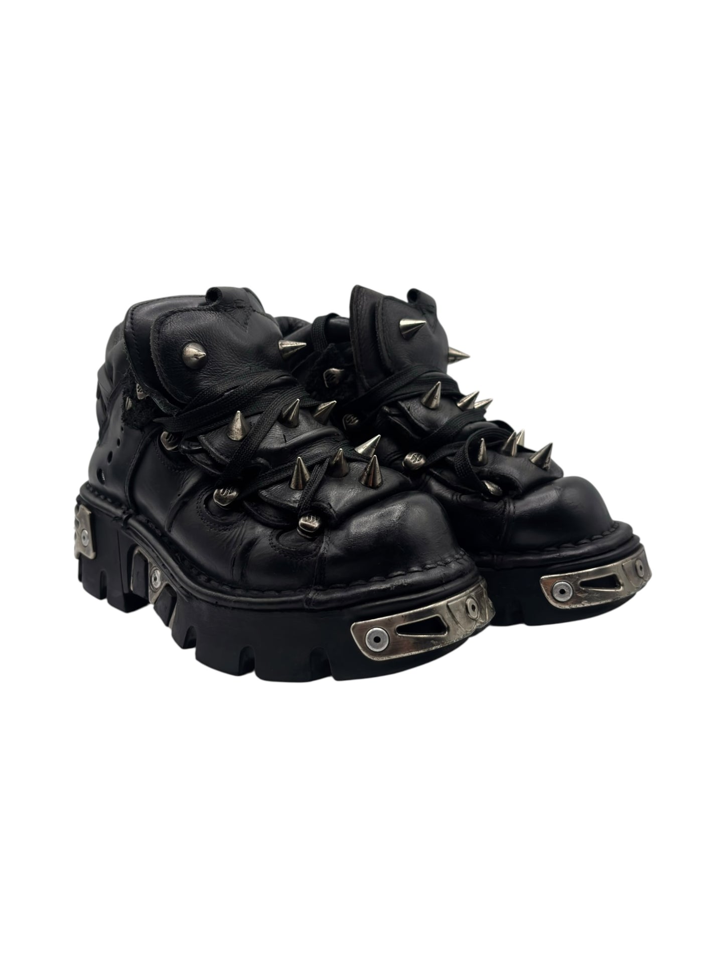 Vintage New Rock spiky platform boots