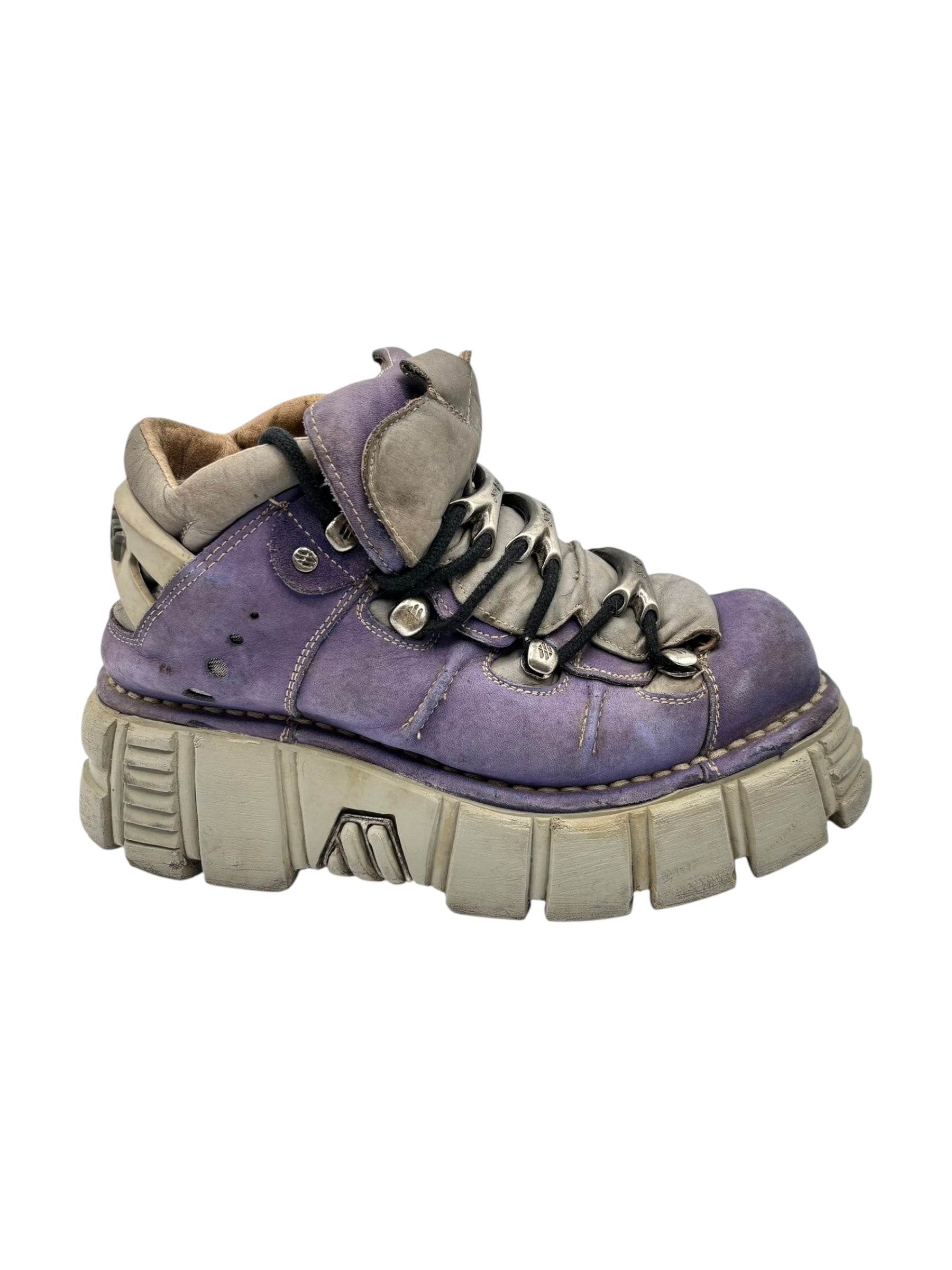 New Rock M-106 purple platform boots size 39