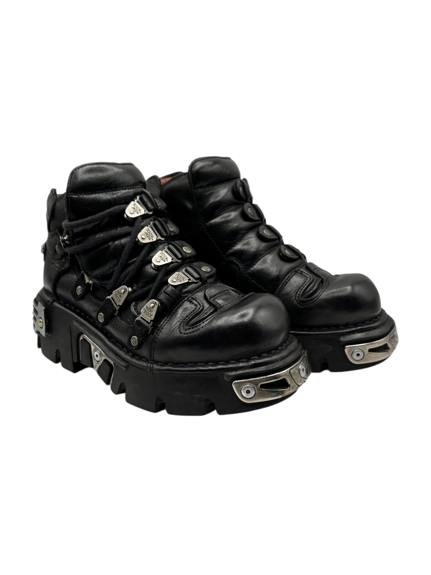 Vintage New Rock reactor platform boots size 38
