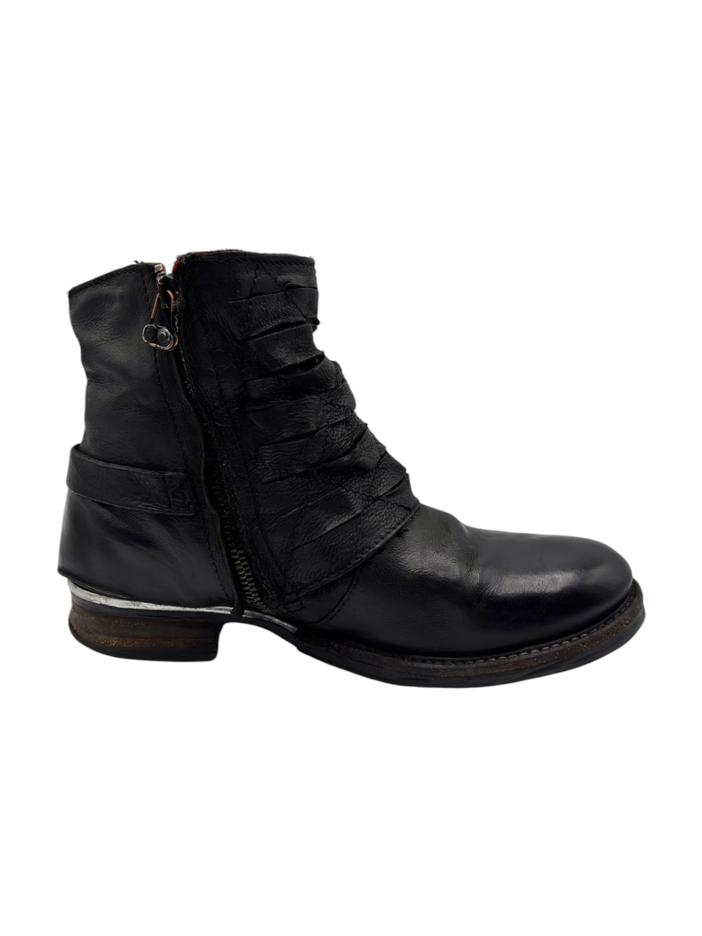 Vintage A.S.98 black leather boots