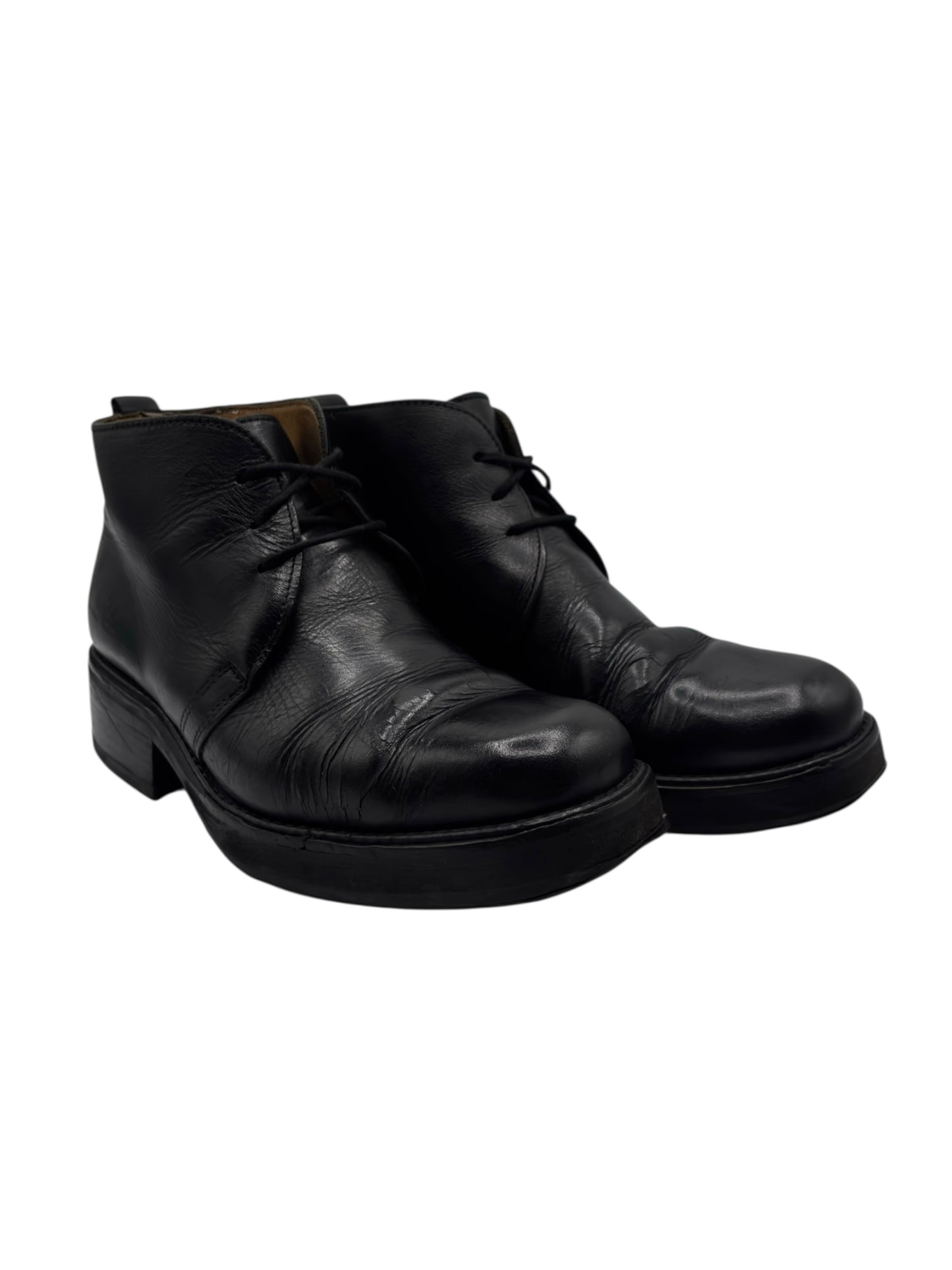 Vintage New Rock classic leather ankle boots size 41