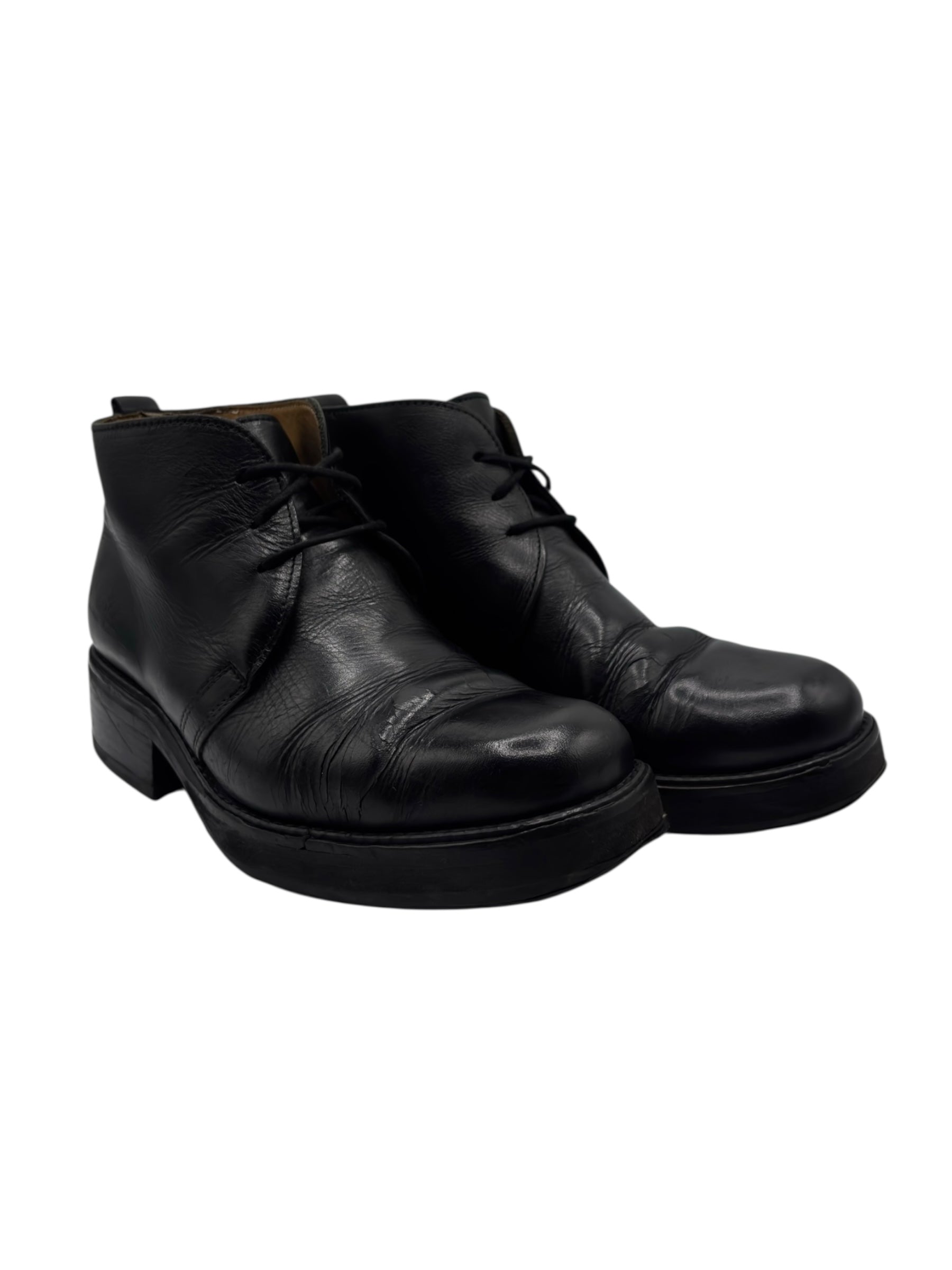 Vintage New Rock classic leather ankle boots size 41