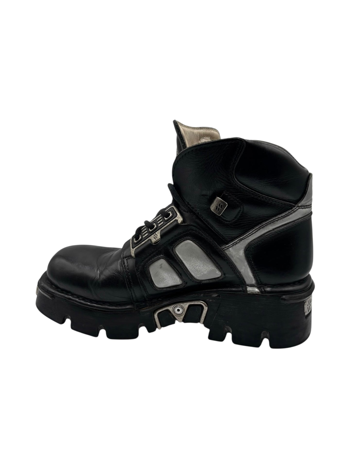 Vintage New Rock combat ankle boots size 42