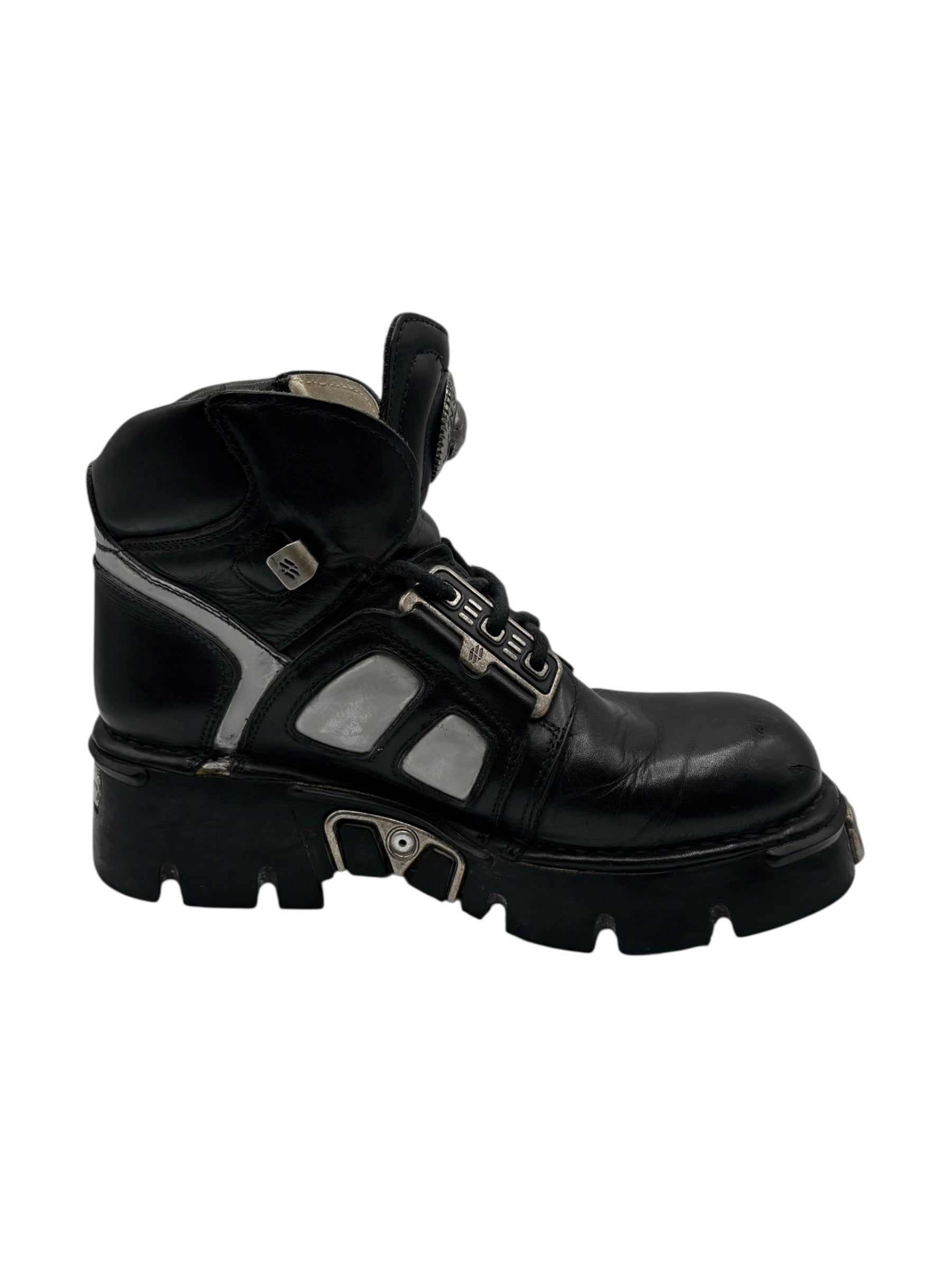 Vintage New Rock combat ankle boots size 42