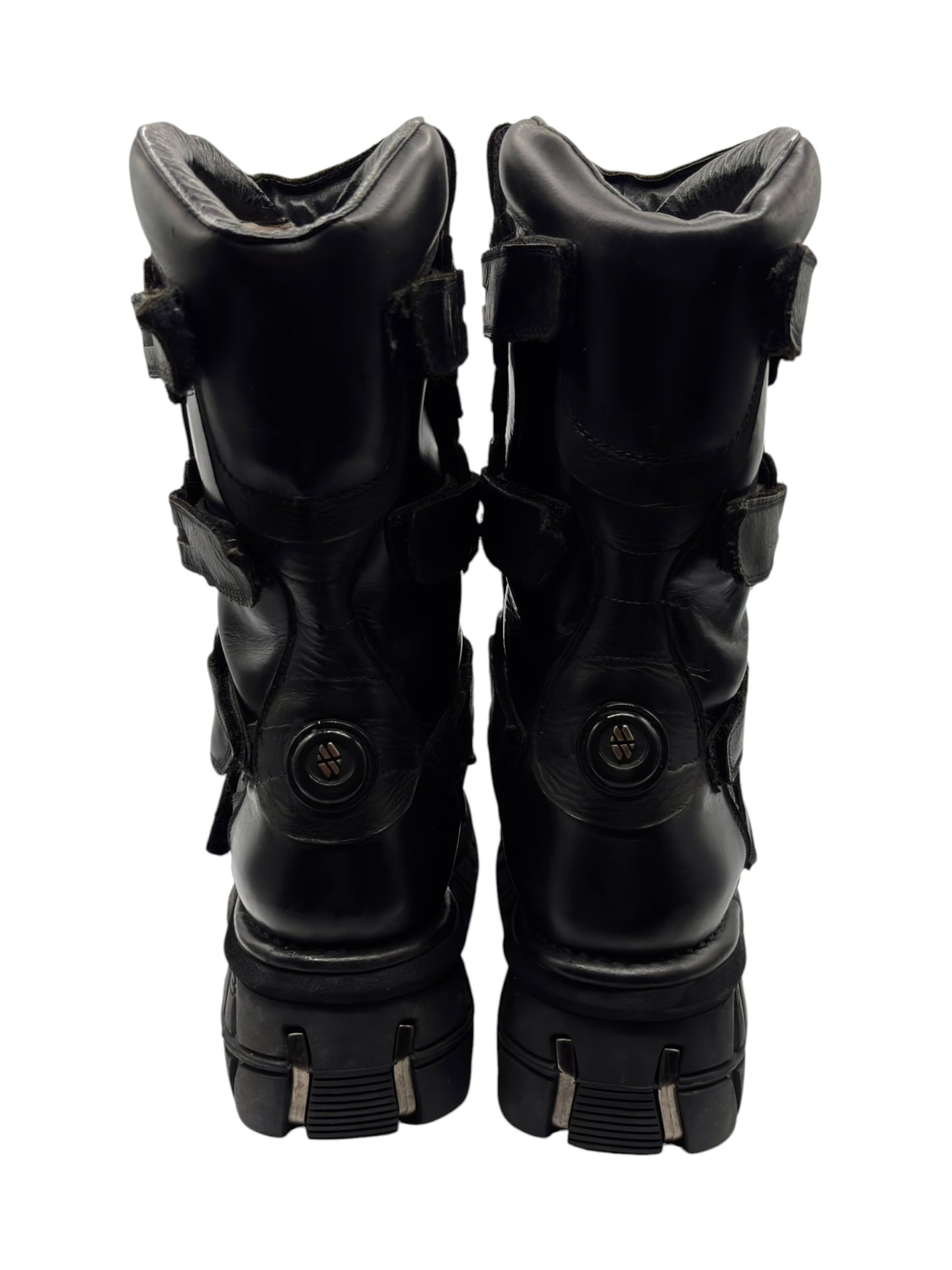 RARE vintage New Rock trailer mid-calf platform boots