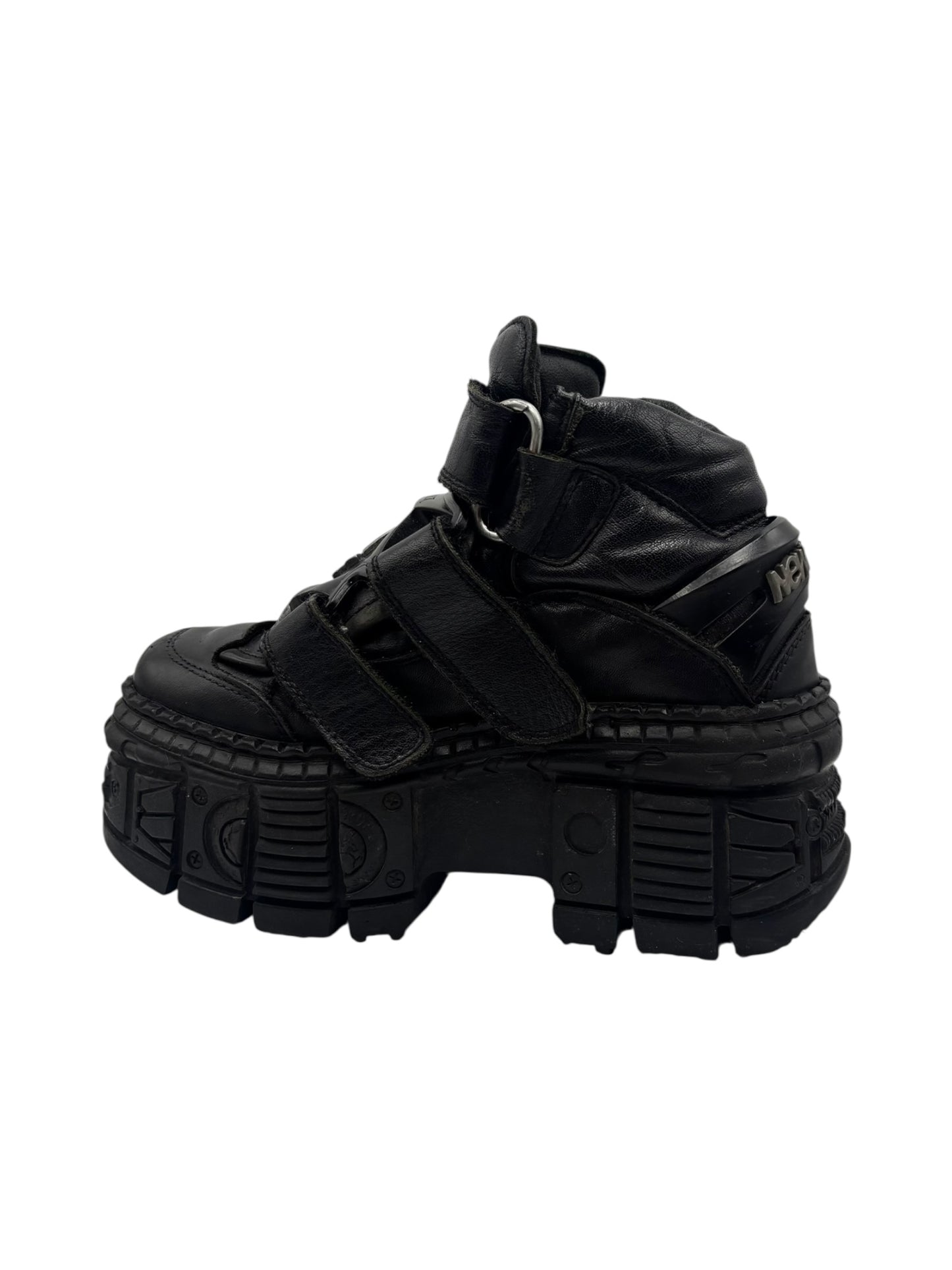 Vintage New Rock M-285 tank platform boots size 37