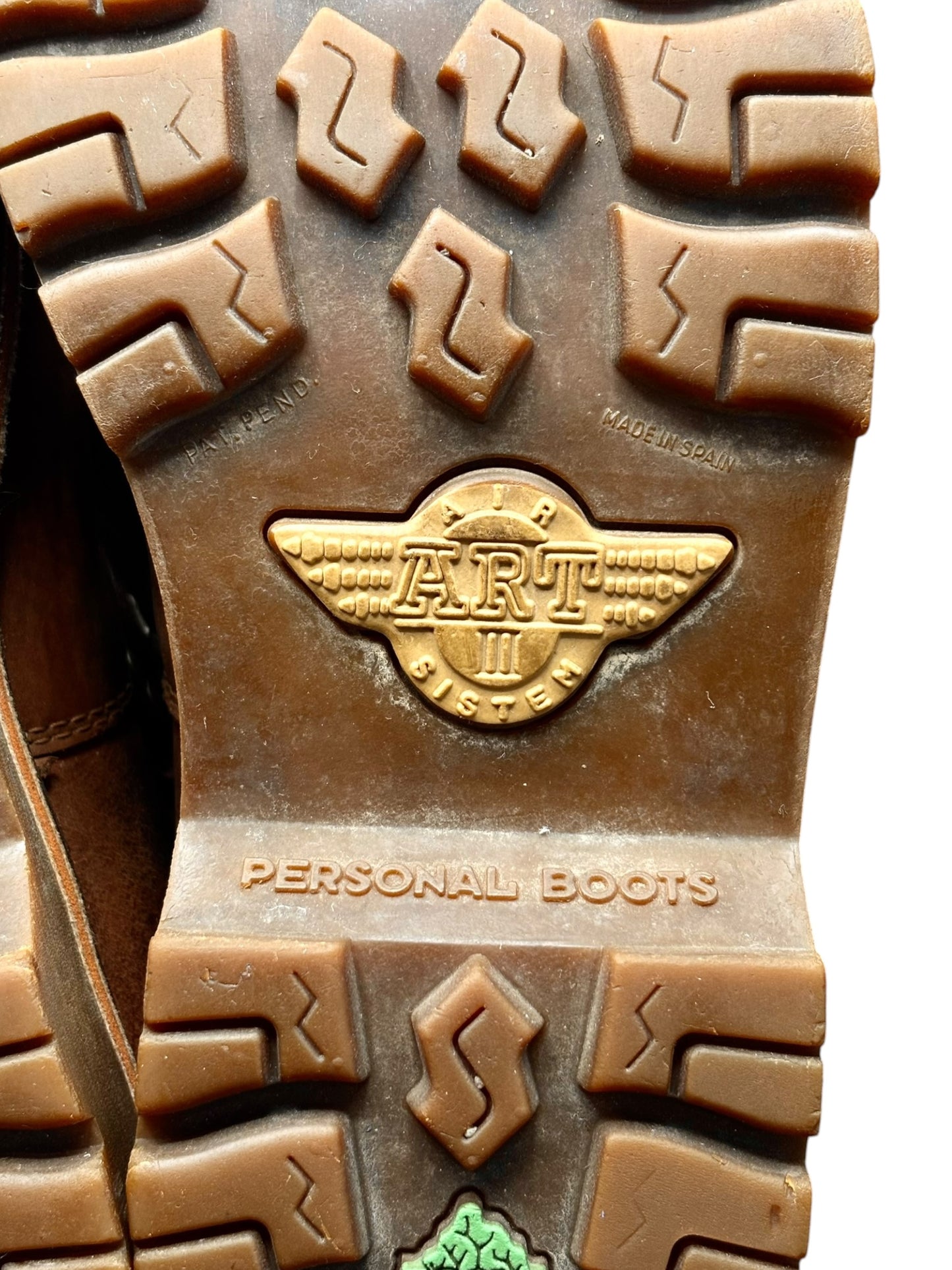 Vintage ART brown leather ankle boots