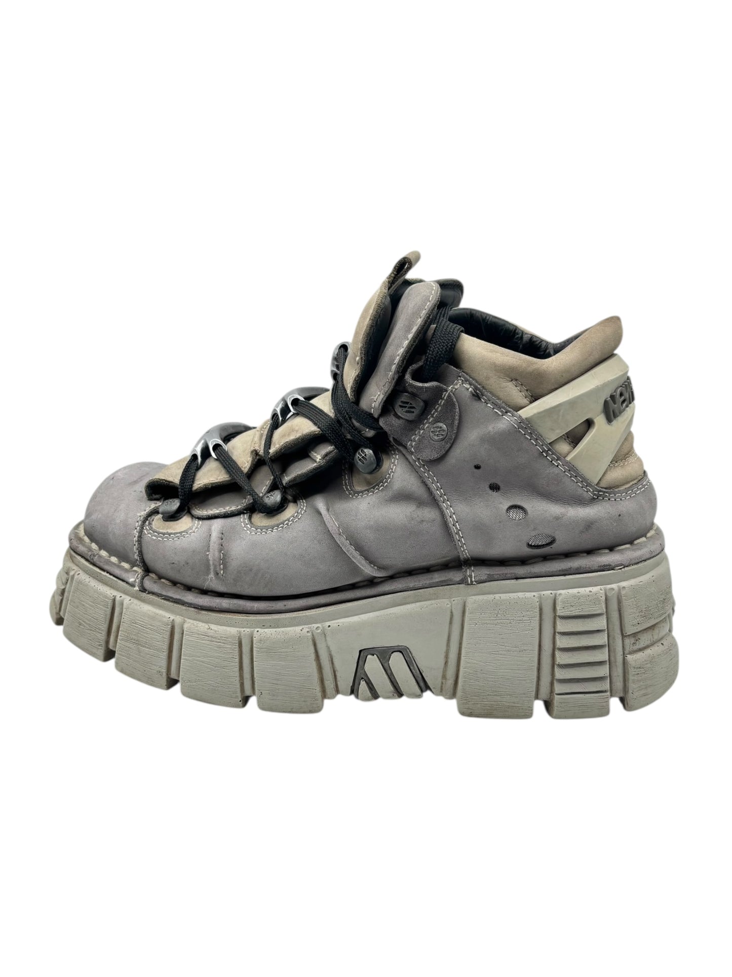 New Rock M-106 grey platform boots size 43