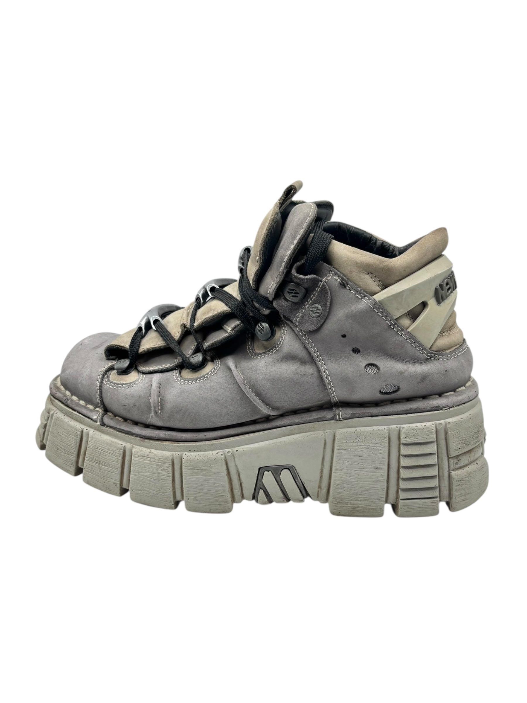 New Rock M-106 grey platform boots size 43