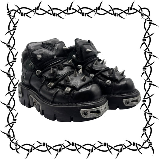 Vintage New Rock M-110-S1 platform boots