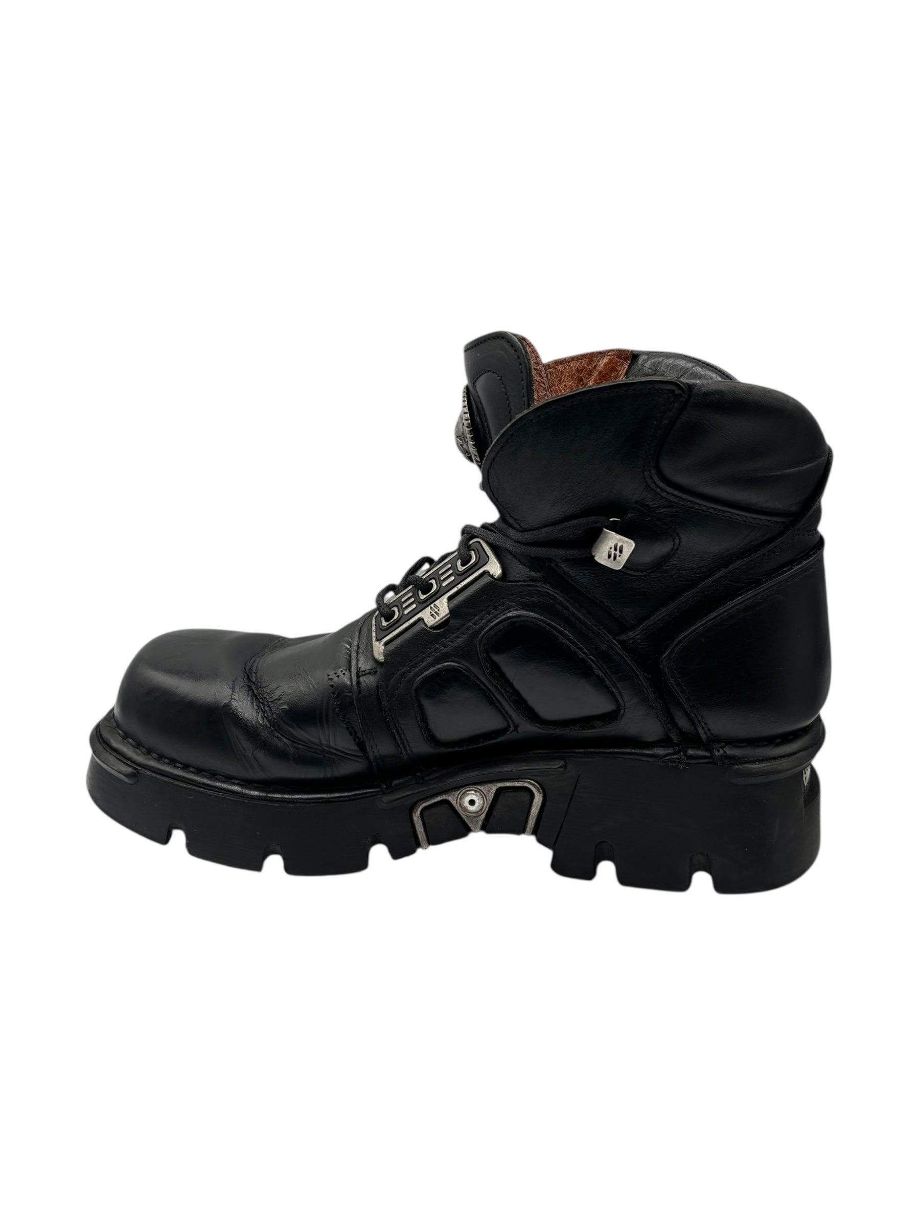 Vintage New Rock combat ankle boots size 46