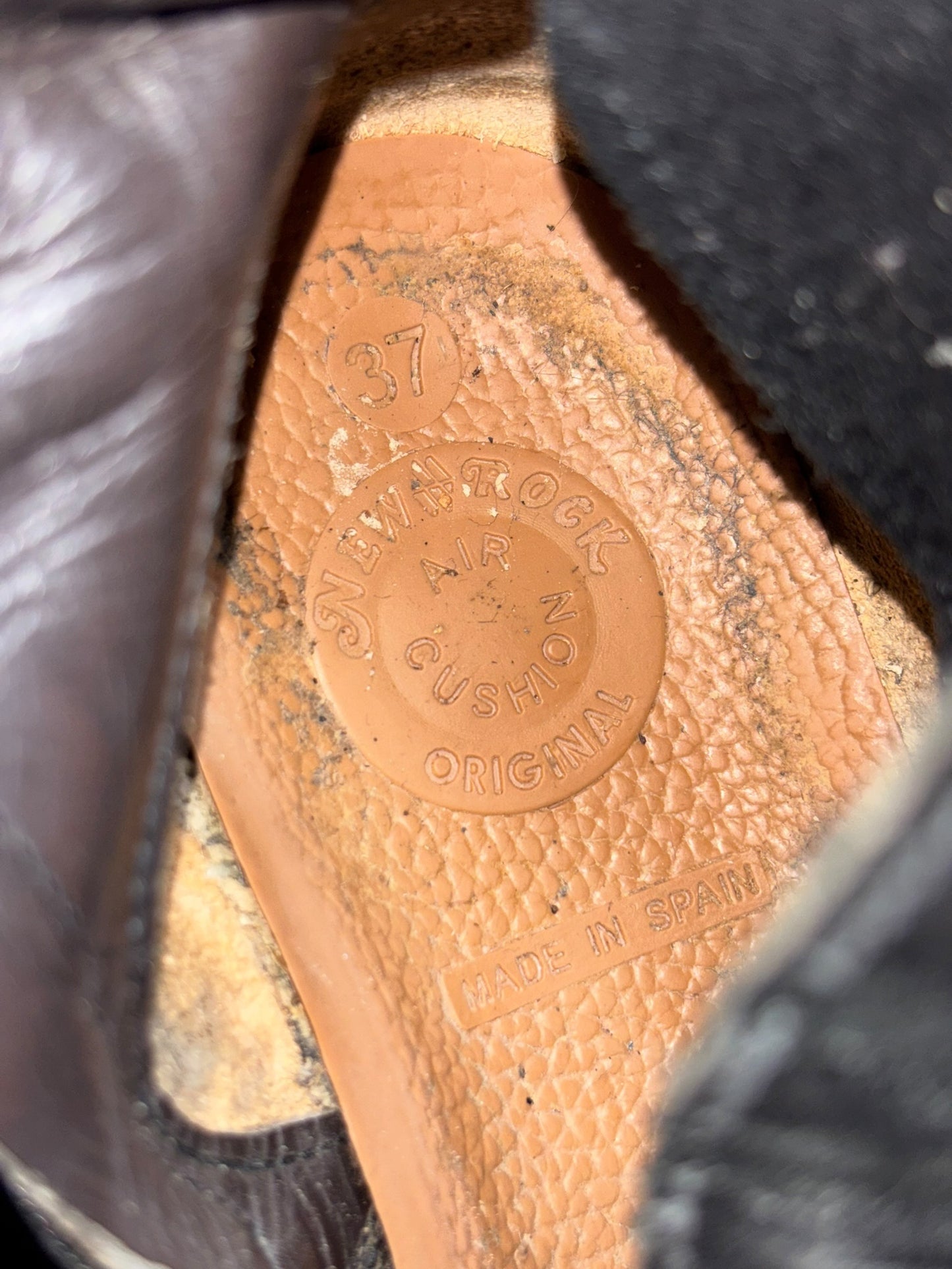 New Rock mega platform techno leather boots