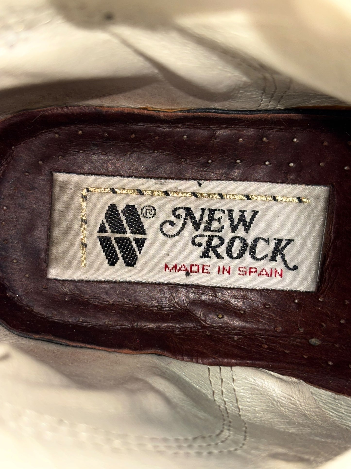 SUPER RARE vintage New Rock atom platform boots