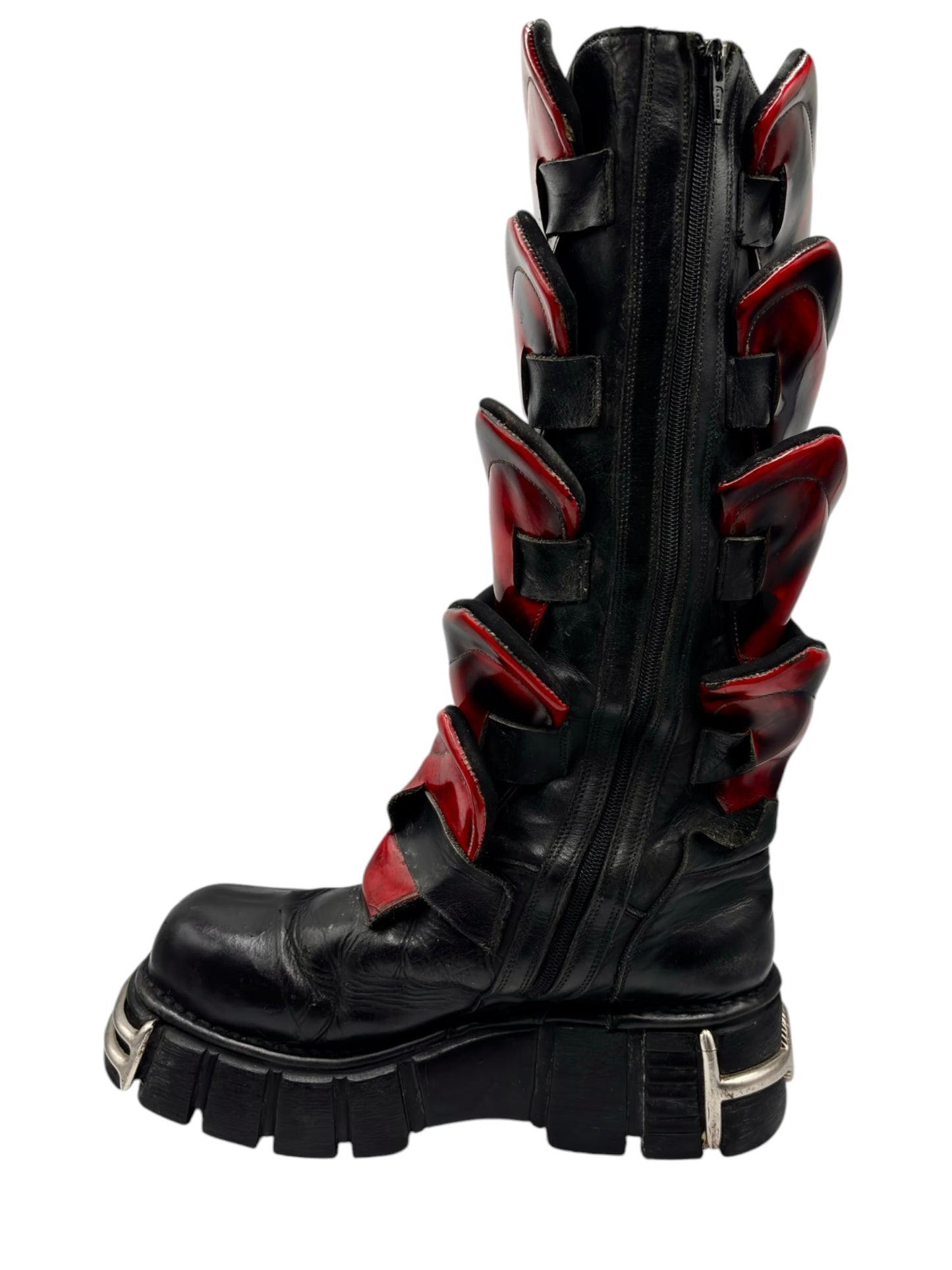 SUPER RARE vintage New Rock red dragon boots