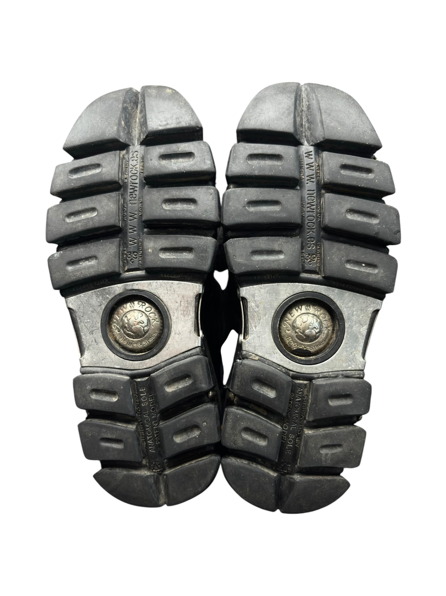 Vintage New Rock terminator velcro platform boots