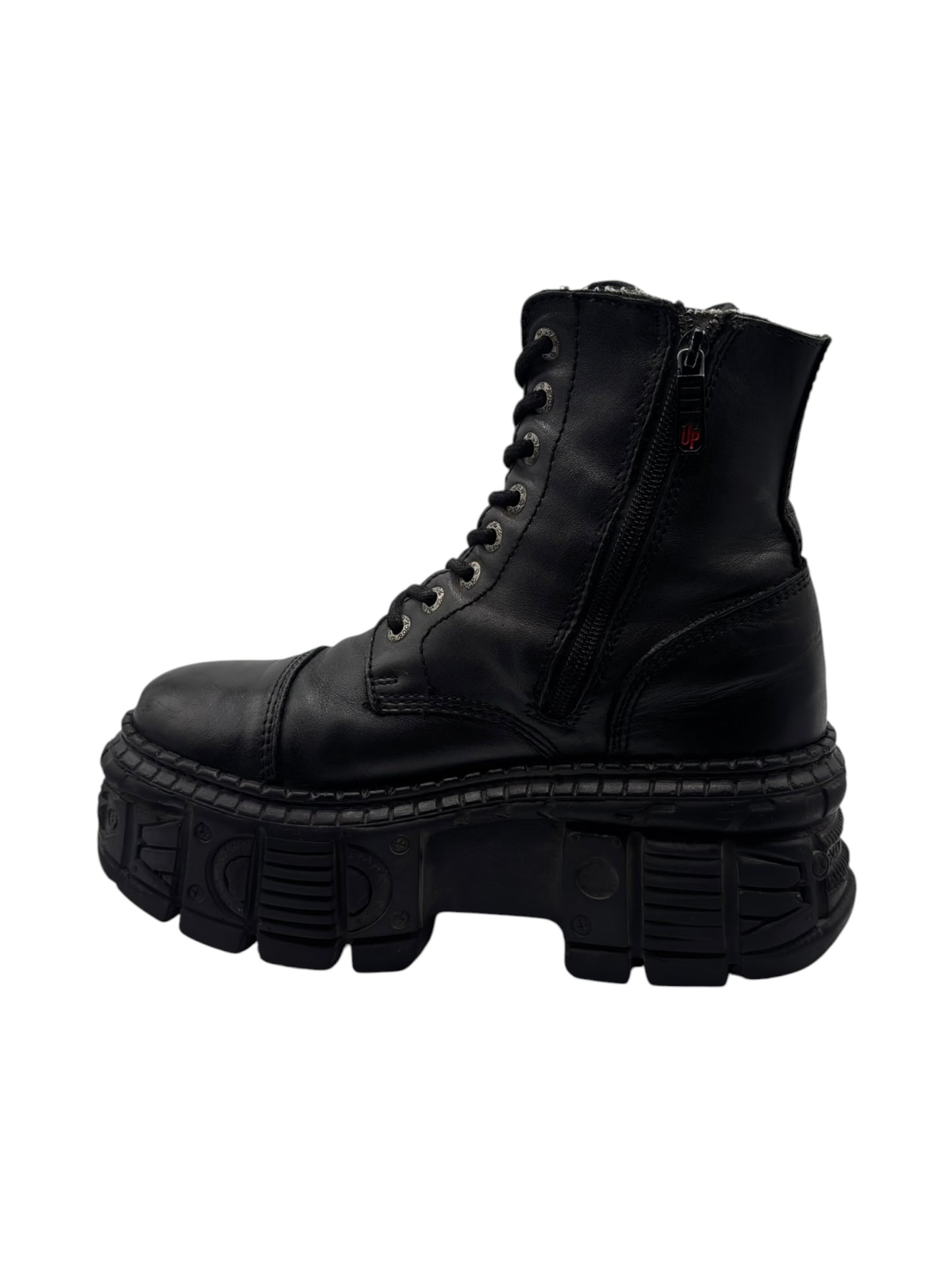 New Rock tank platform leather boots