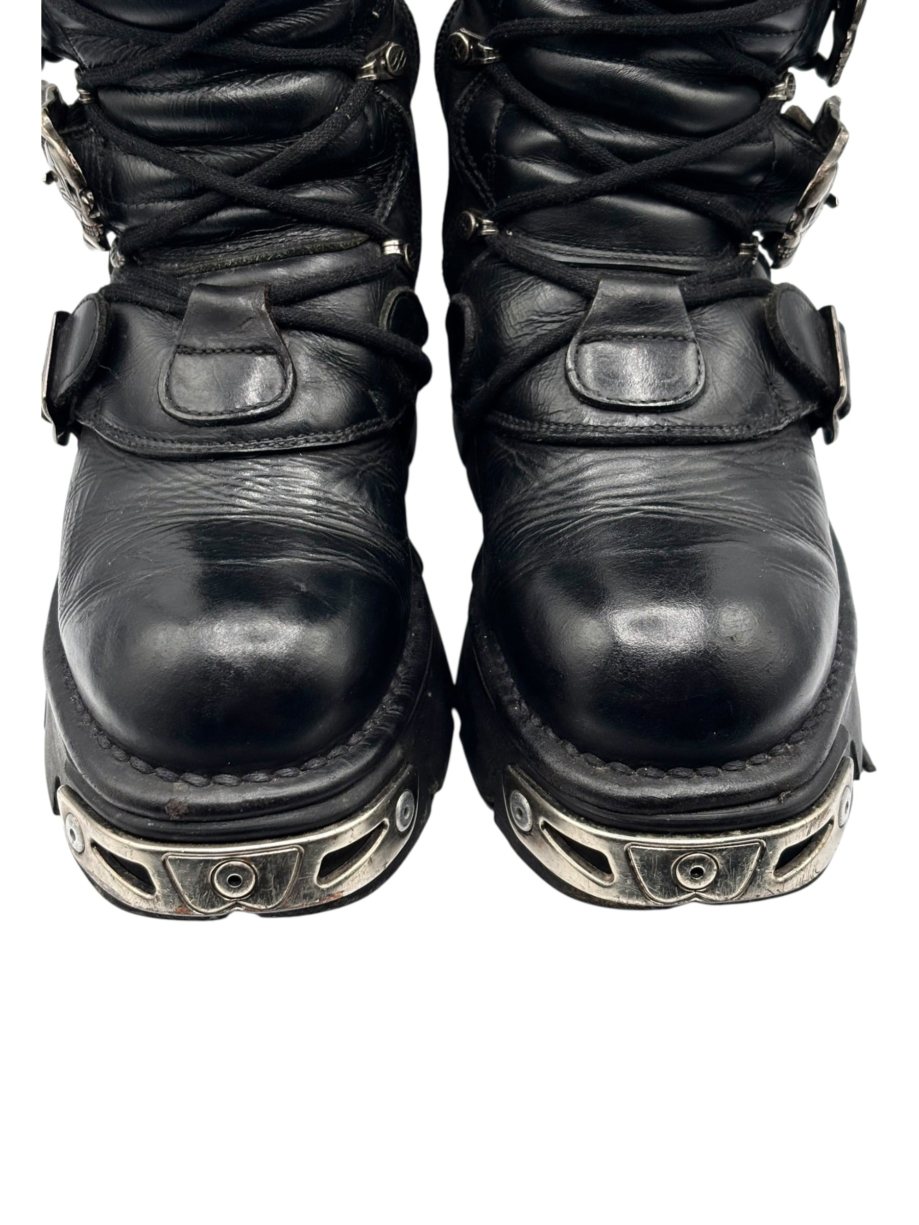 Vintage New Rock reactor mid-calf boots size 38
