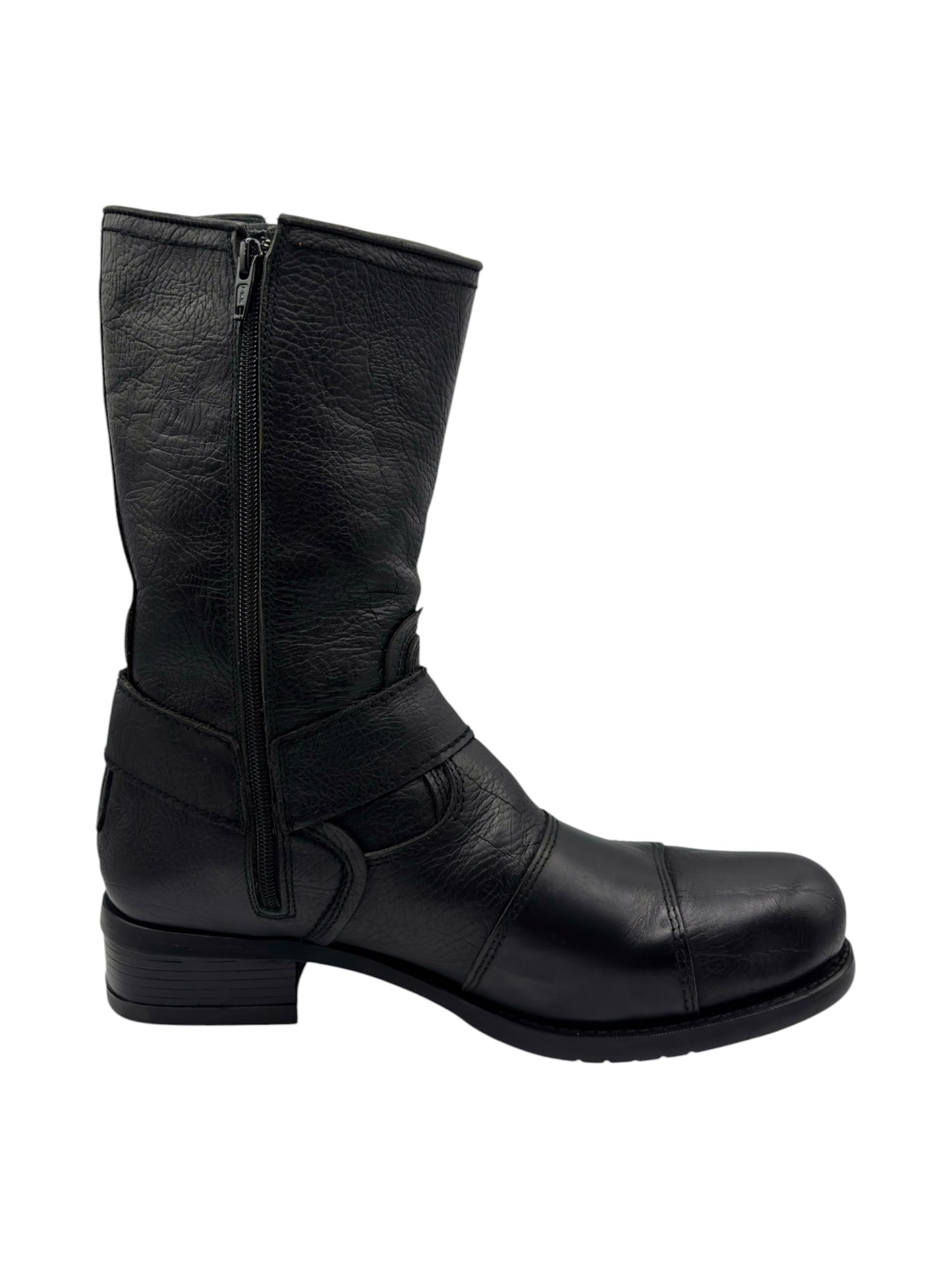 Vintage New Rock leather biker boots