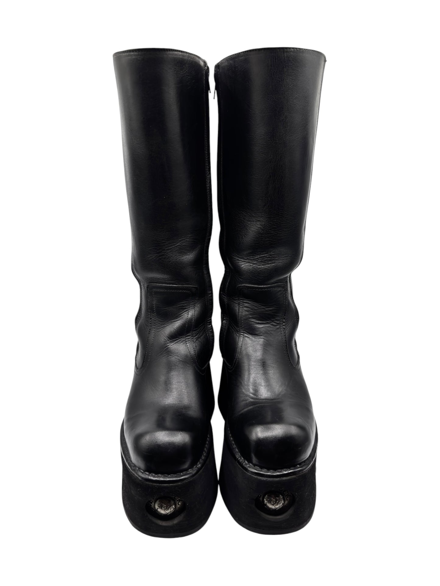 Rare vintage New Rock knee high neptuno platform boots