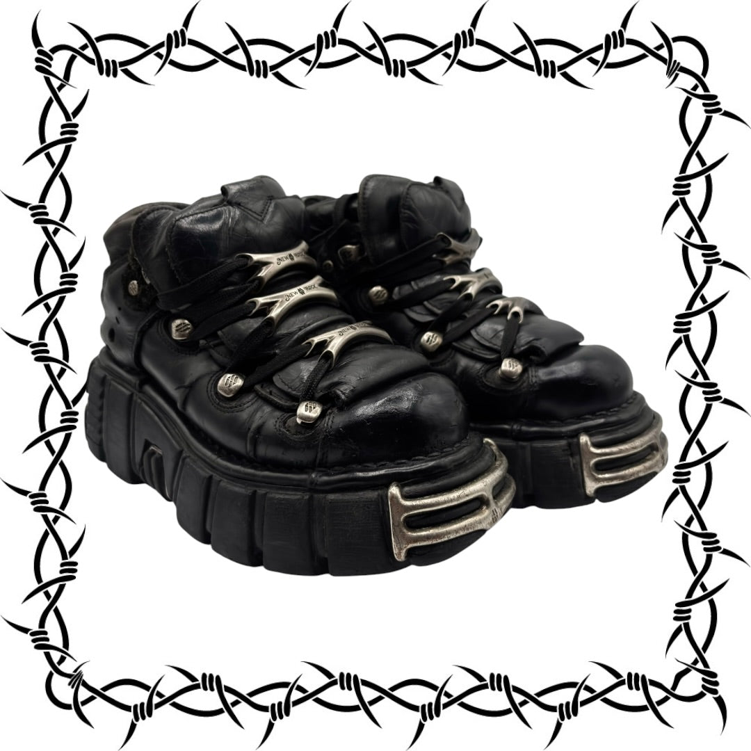 Vintage New Rock M.106-S1 platform boots