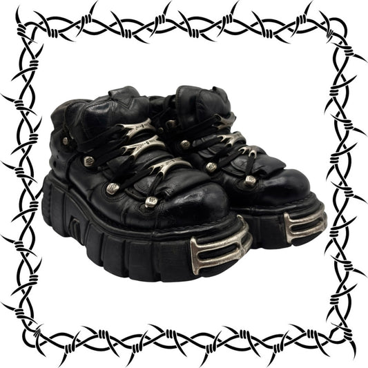 Vintage New Rock M.106-S1 platform boots