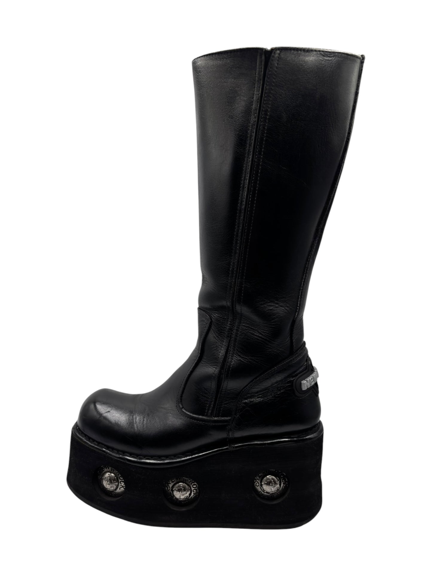 Rare vintage New Rock knee high neptuno platform boots