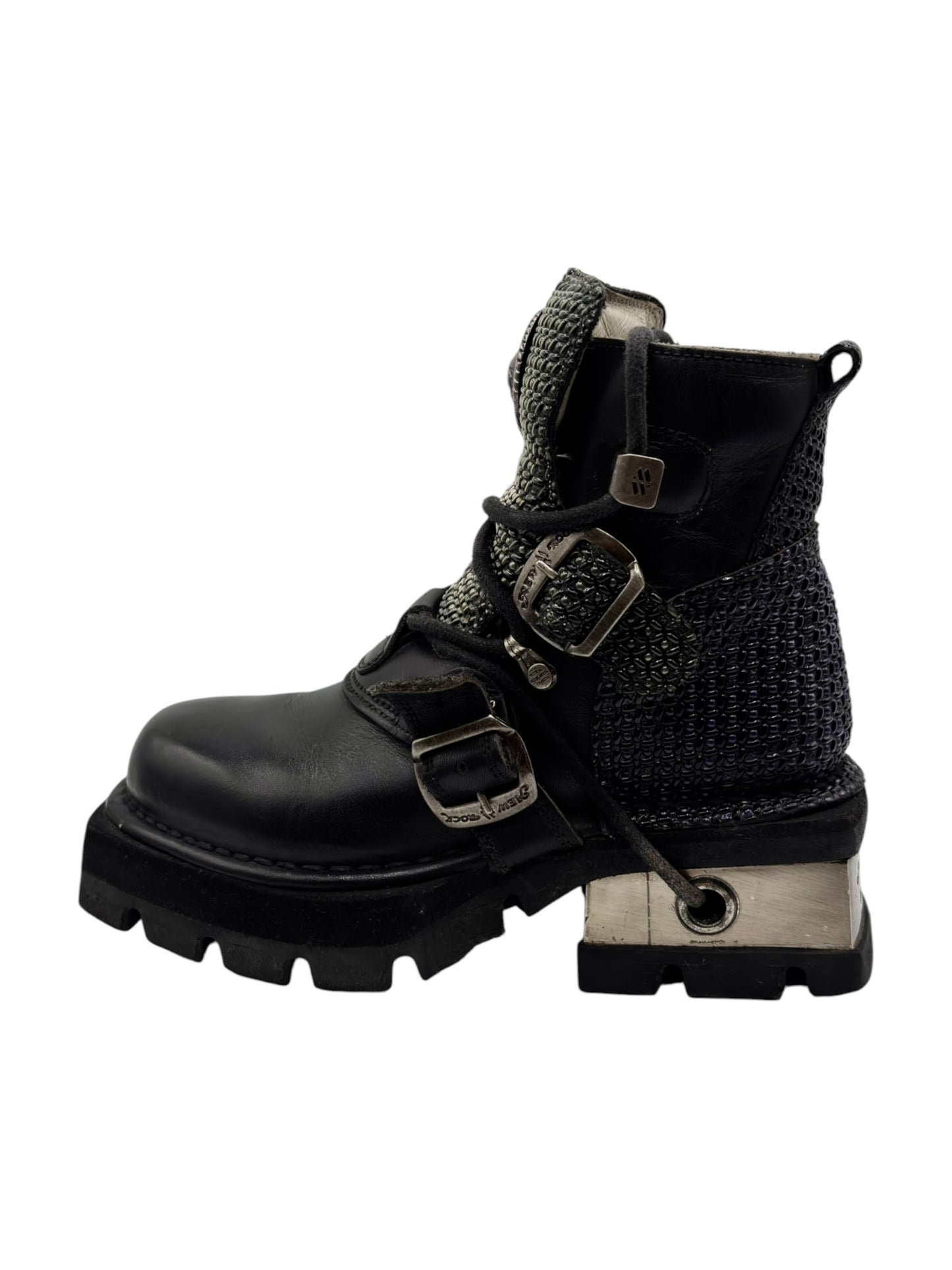 SUPER RARE vintage New Rock atom platform boots