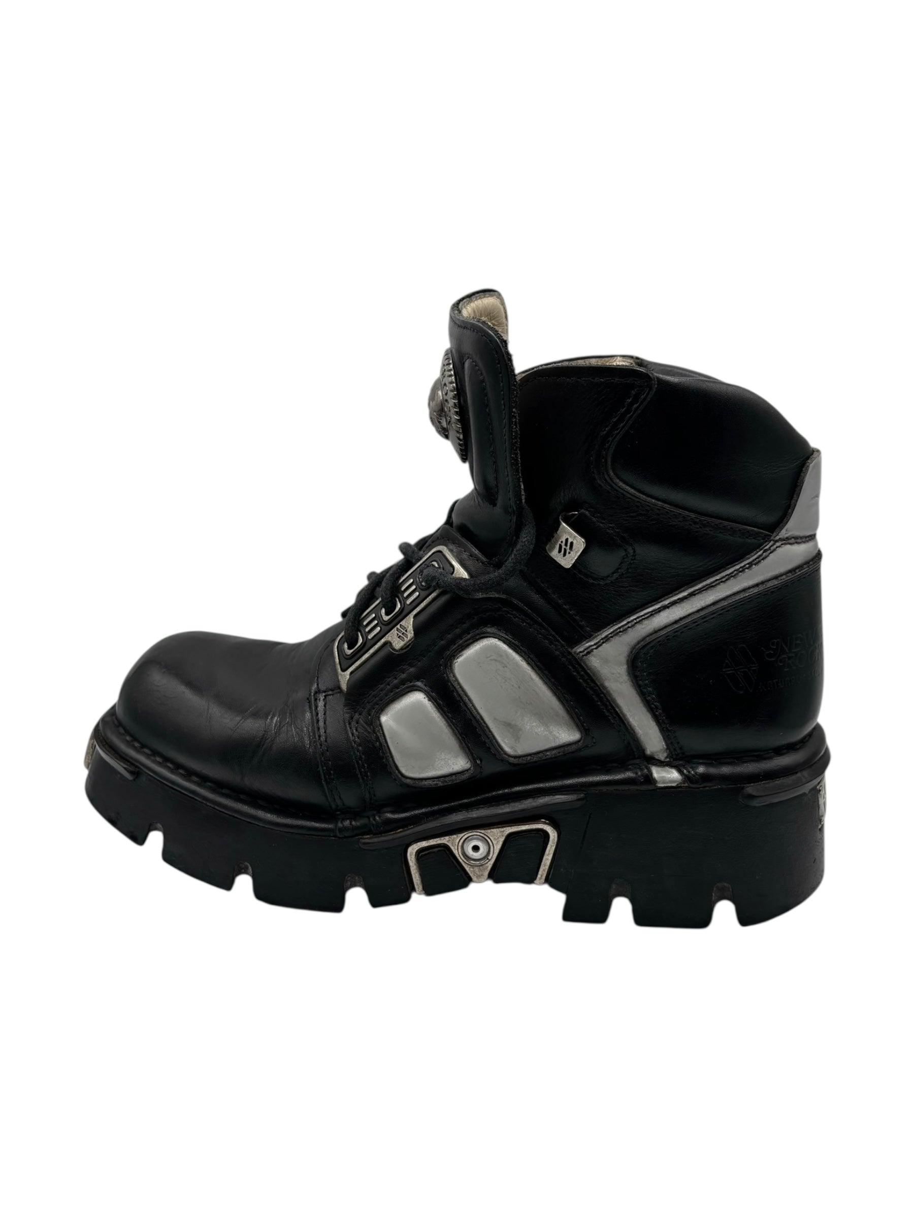 Vintage New Rock combat ankle boots size 42
